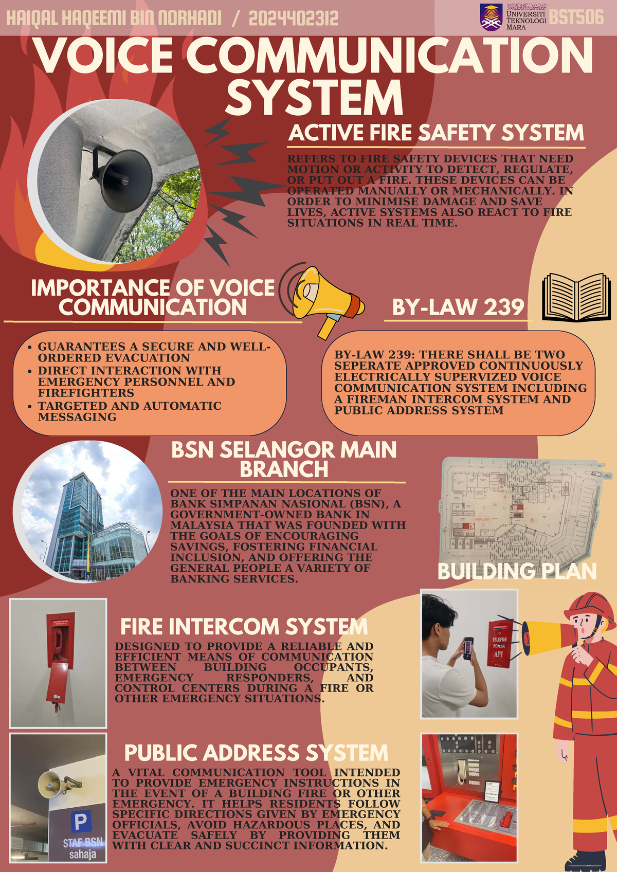 BST506 Voice Communication & Active Fire Safety Systems - Studocu