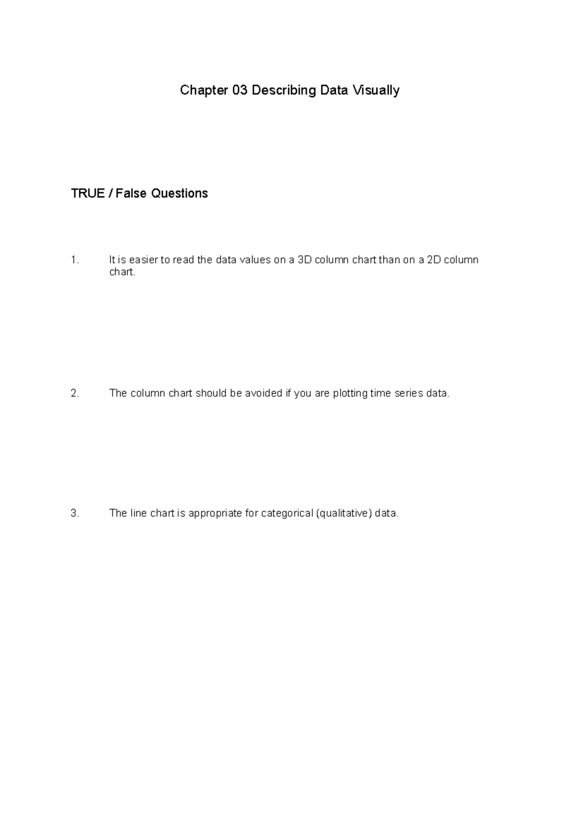 Chapter 03 Describing Data Visually - Chapter 03 Describing Data ...