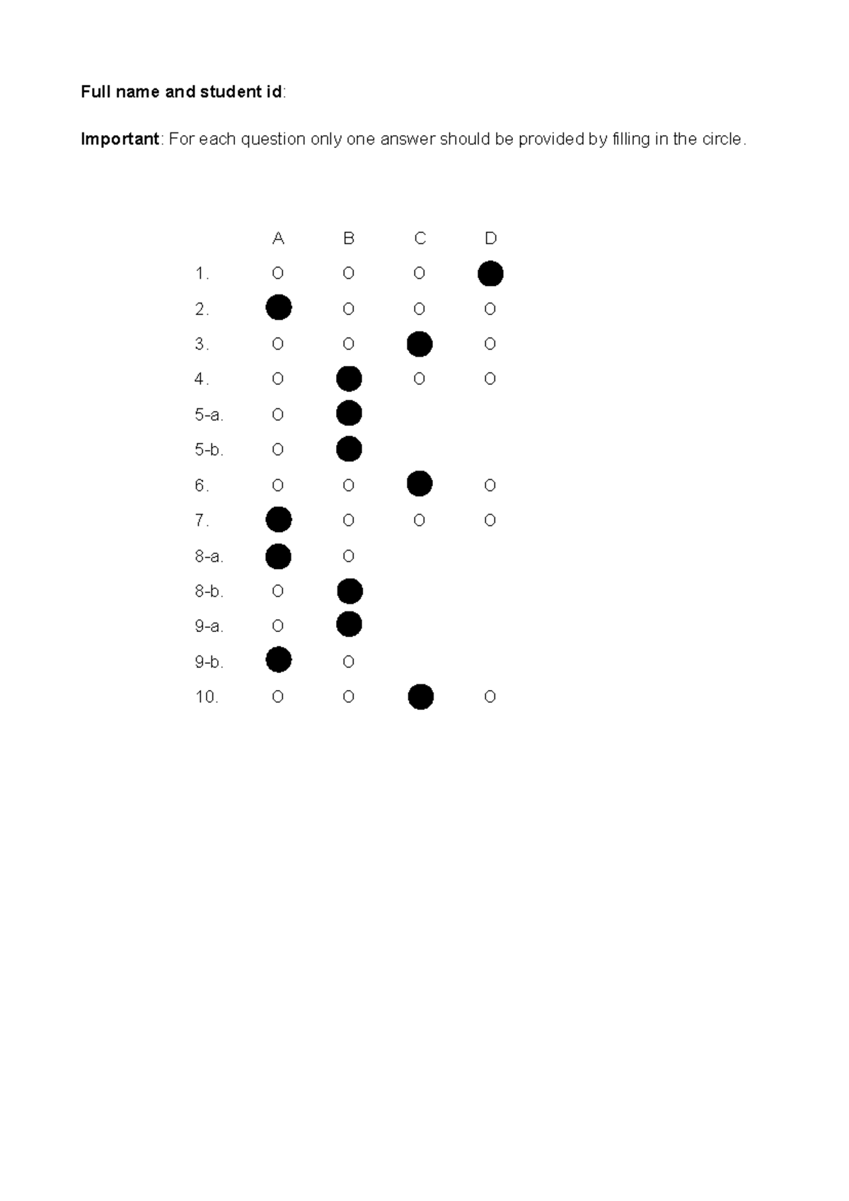2018 07 ml retake answer sheet solutions - Machine Learning - Full name ...