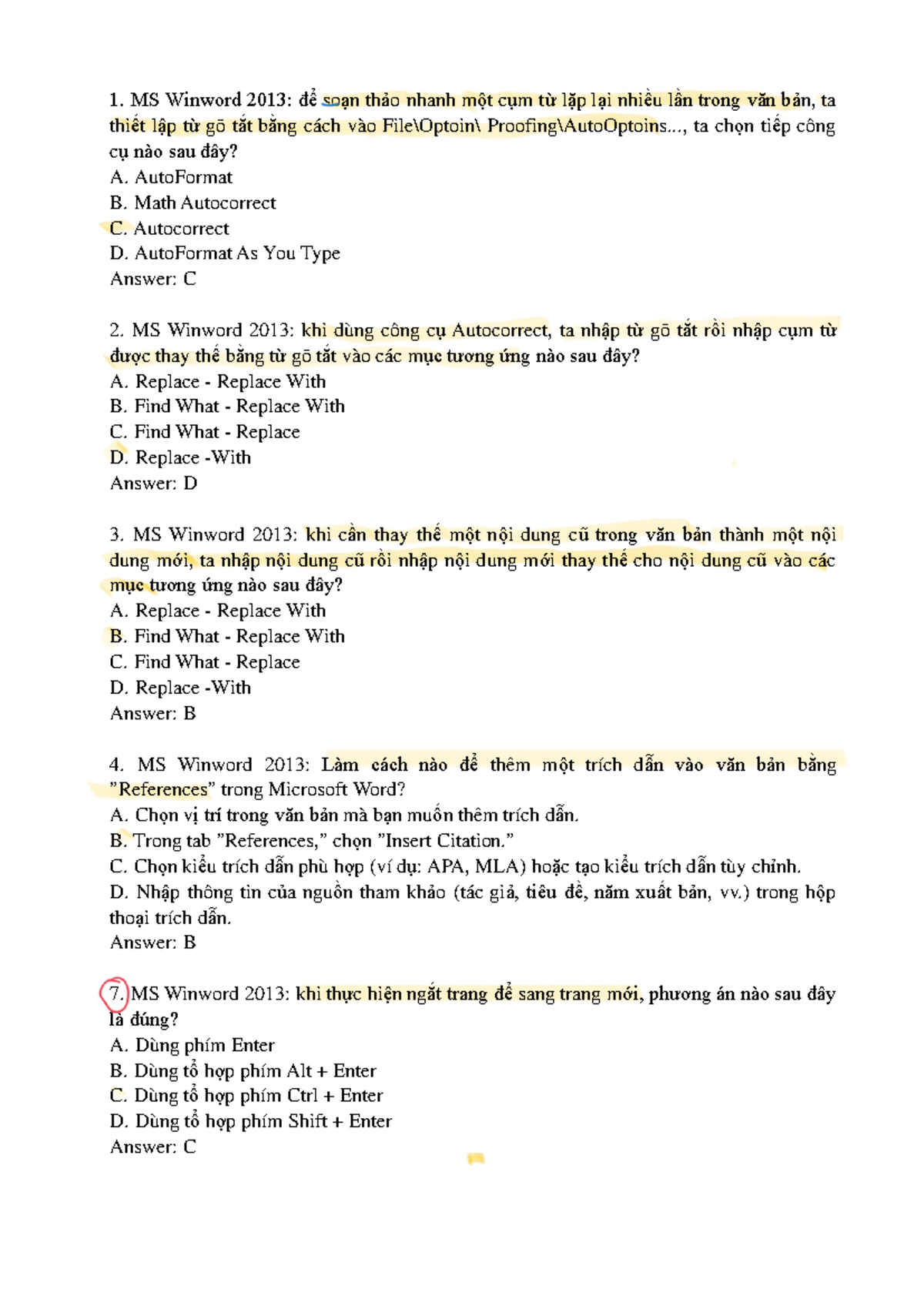 MS Winword 2013: Hướng Dẫn Sử Dụng Các Tính Năng Nâng Cao - Studocu