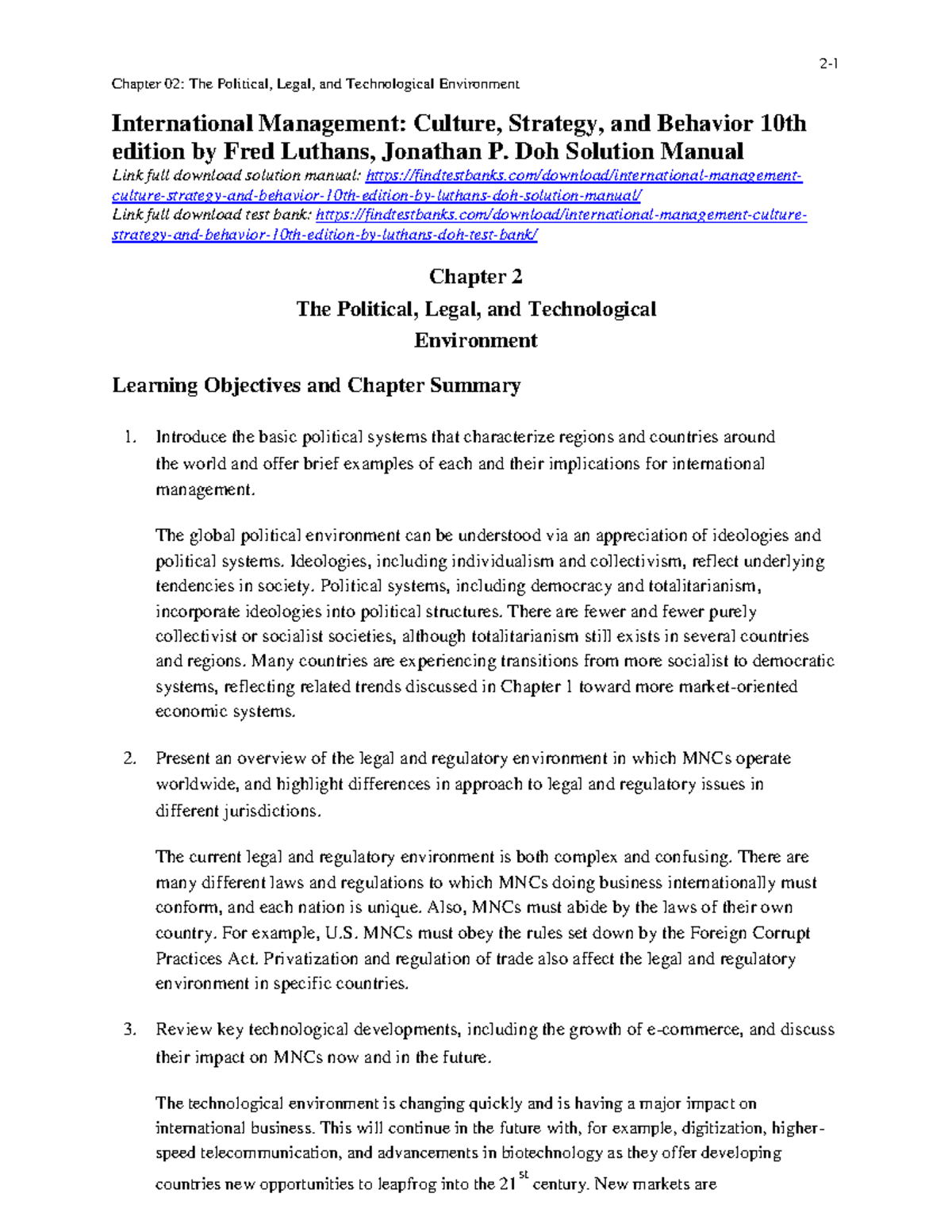 International Management: Culture & Strategy (IM 123doc) - Chapter 2 ...