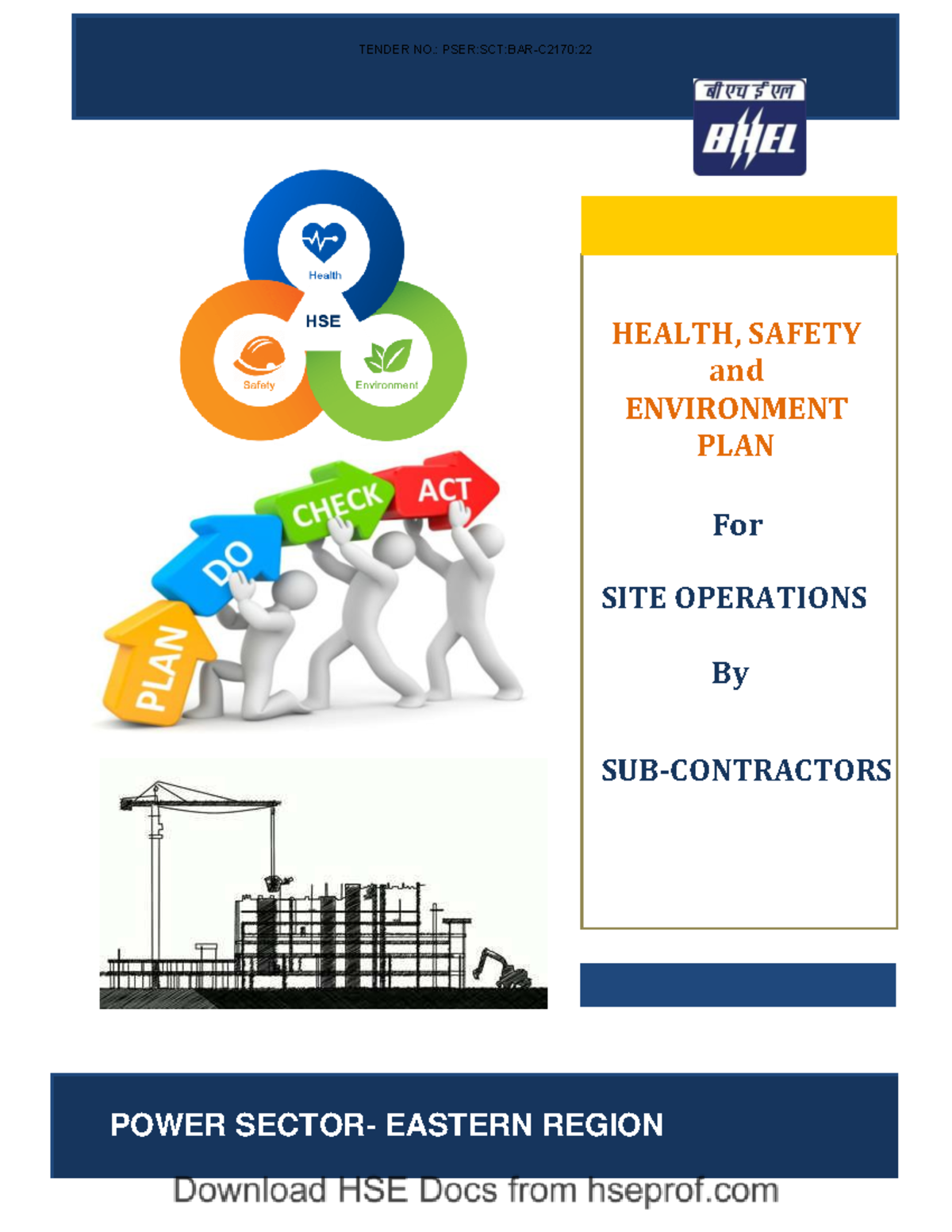 HSEP:14-ER - Detailed HSE Plan for Sub-Contractors in Power Sector ...