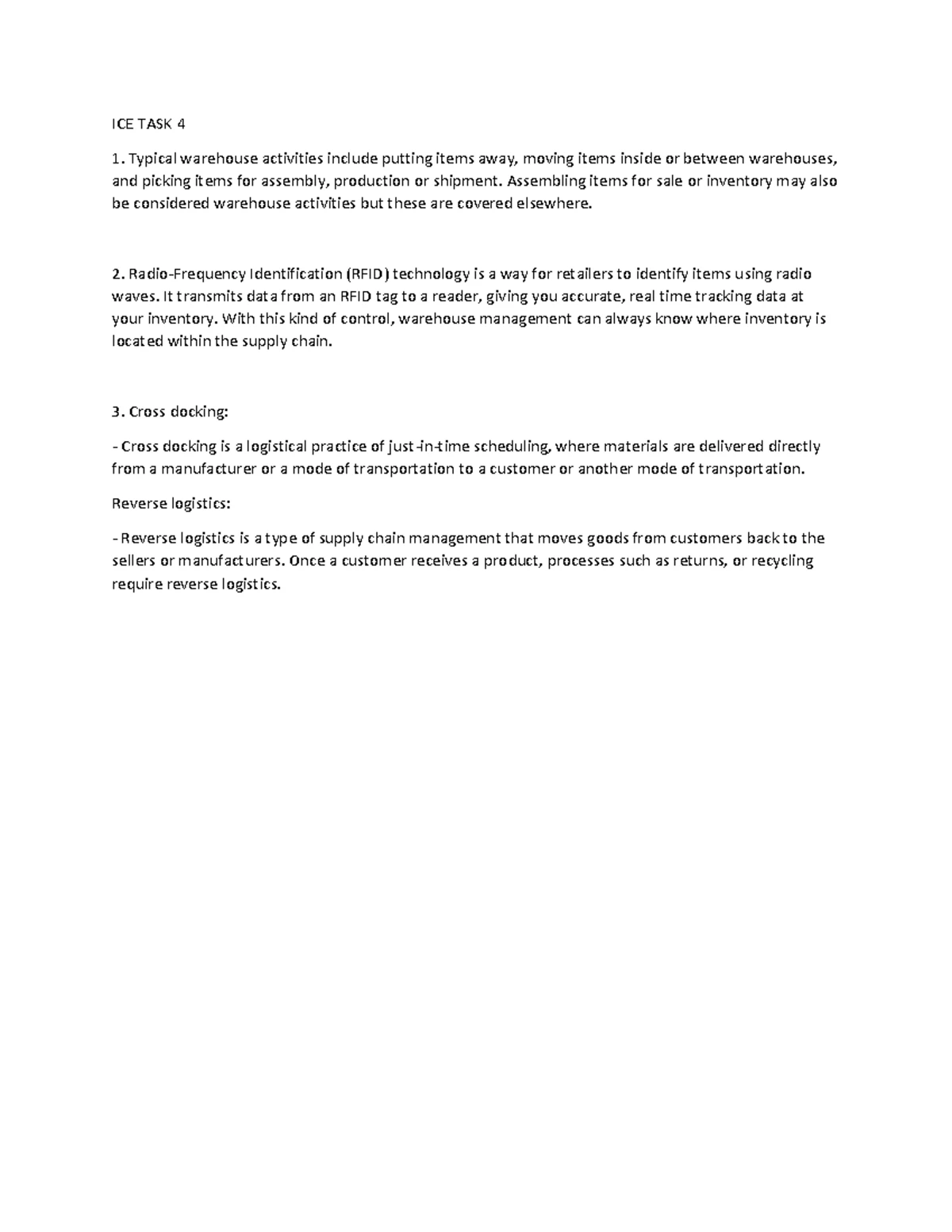 ICE TASK 3 LO1-LO6: Major Applications & Components of Data ...