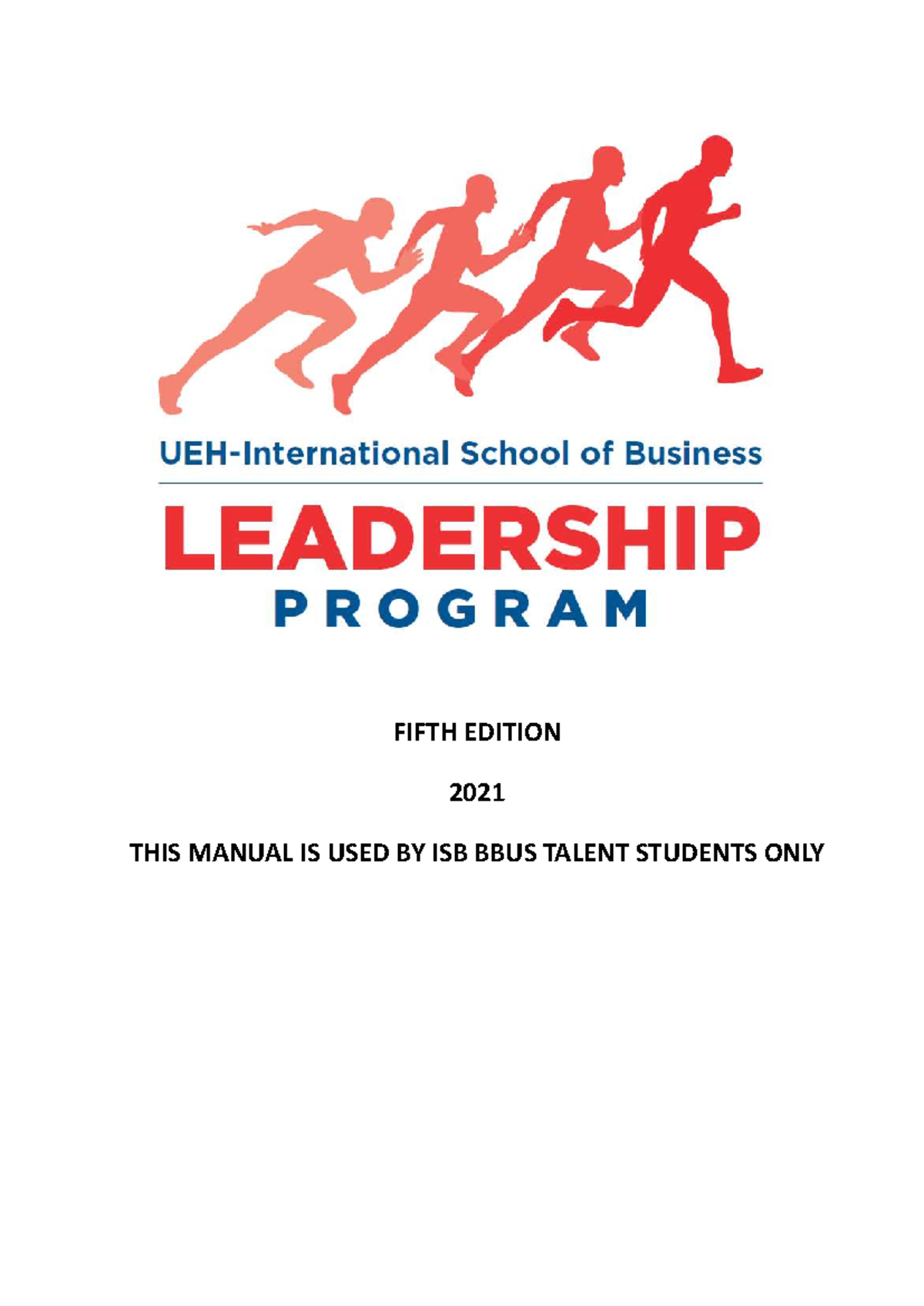 ISB Leadership Program Manual - Fifth Edition 2021 for BBUS Students ...
