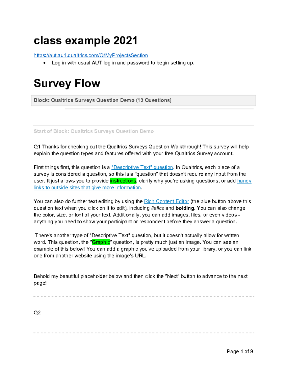 Qualtrics Survey Setup Guide: A Detailed Walkthrough for 2021 - Studocu