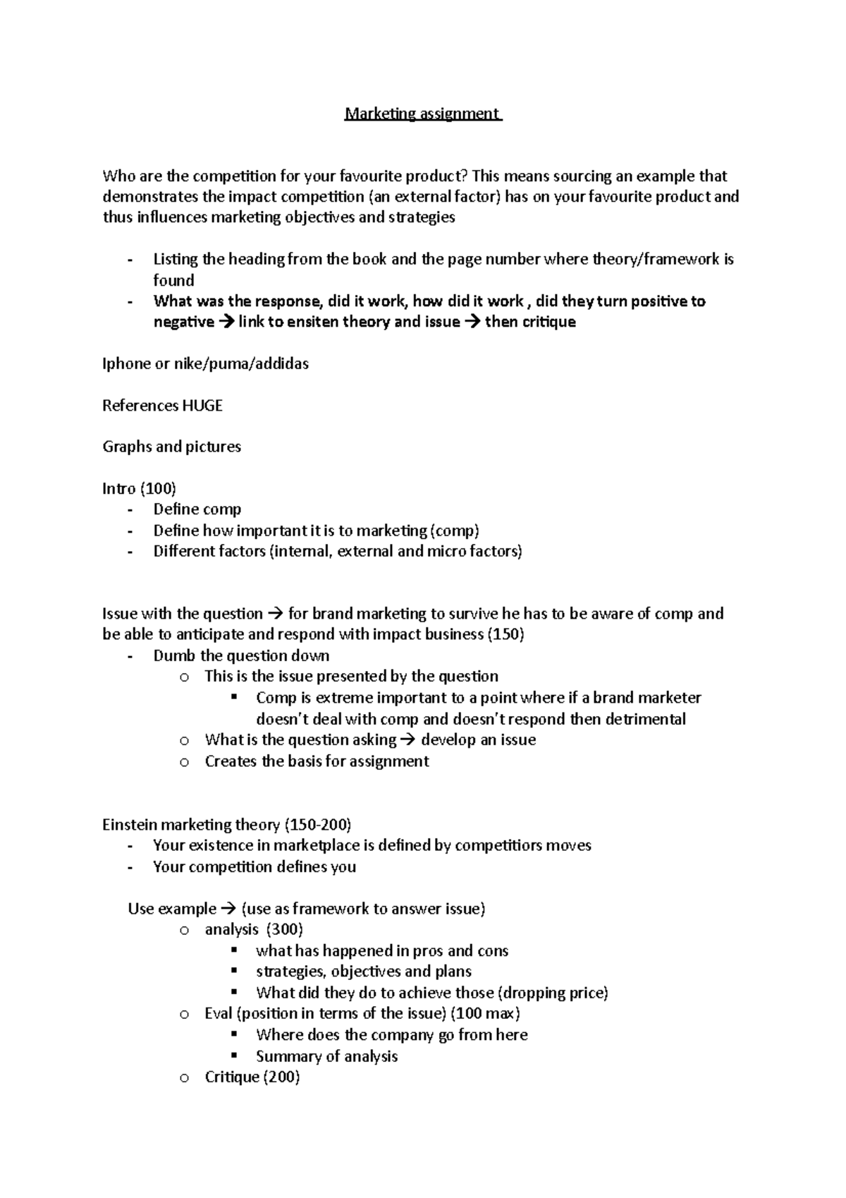 Marketing assignment (round 2) - Marketing assignment Who are the ...