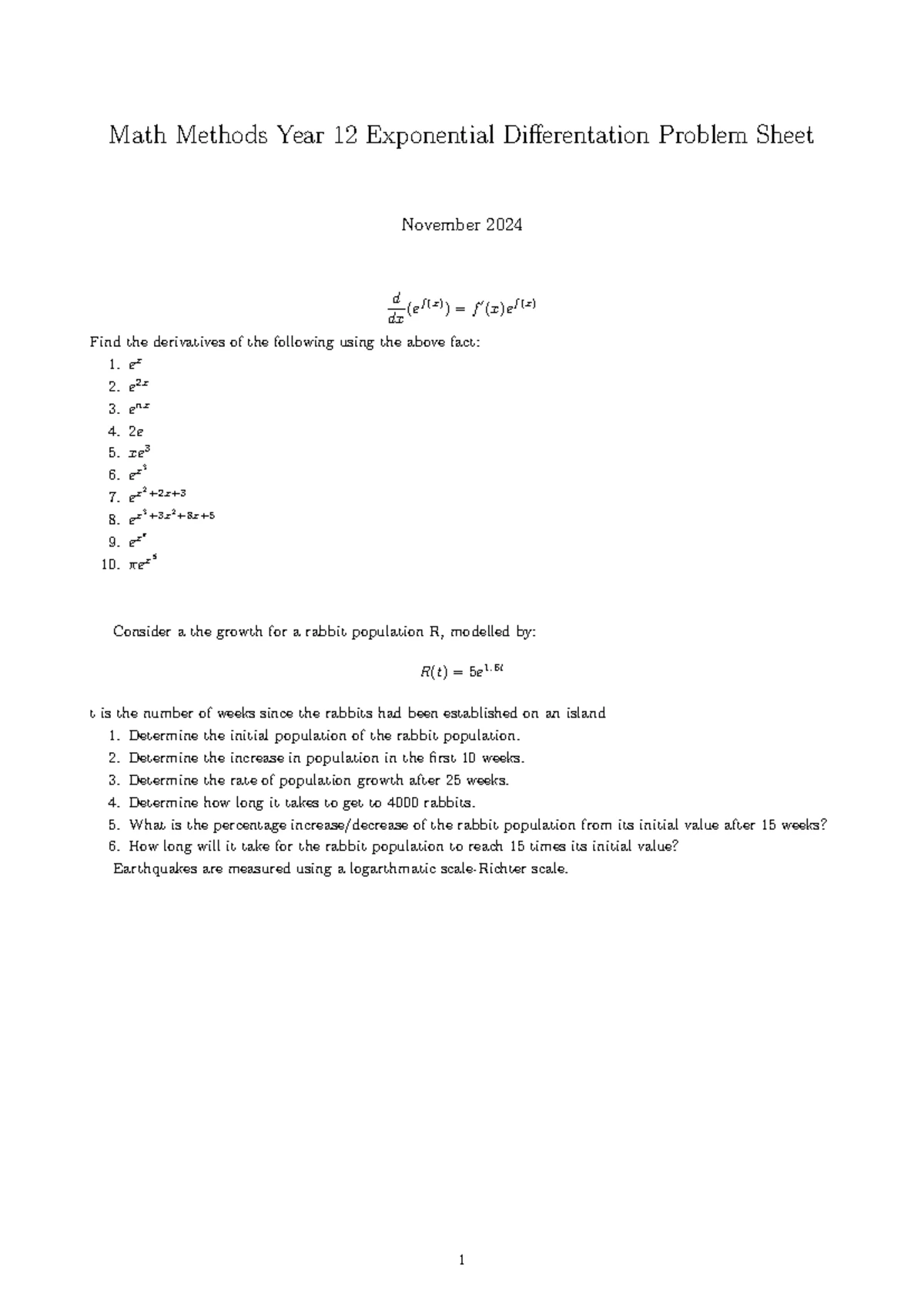 2019 Year 12 Mathematics Methods Unit 3 Semester 1 Exam Paper - Studocu