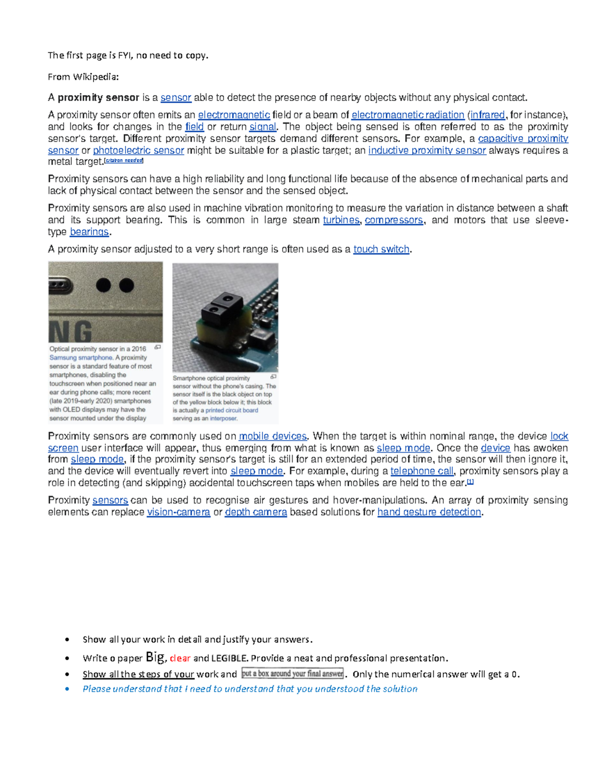 A03 Op-Amp and Proximity Sensor Circuit Analysis and Functions - Studocu