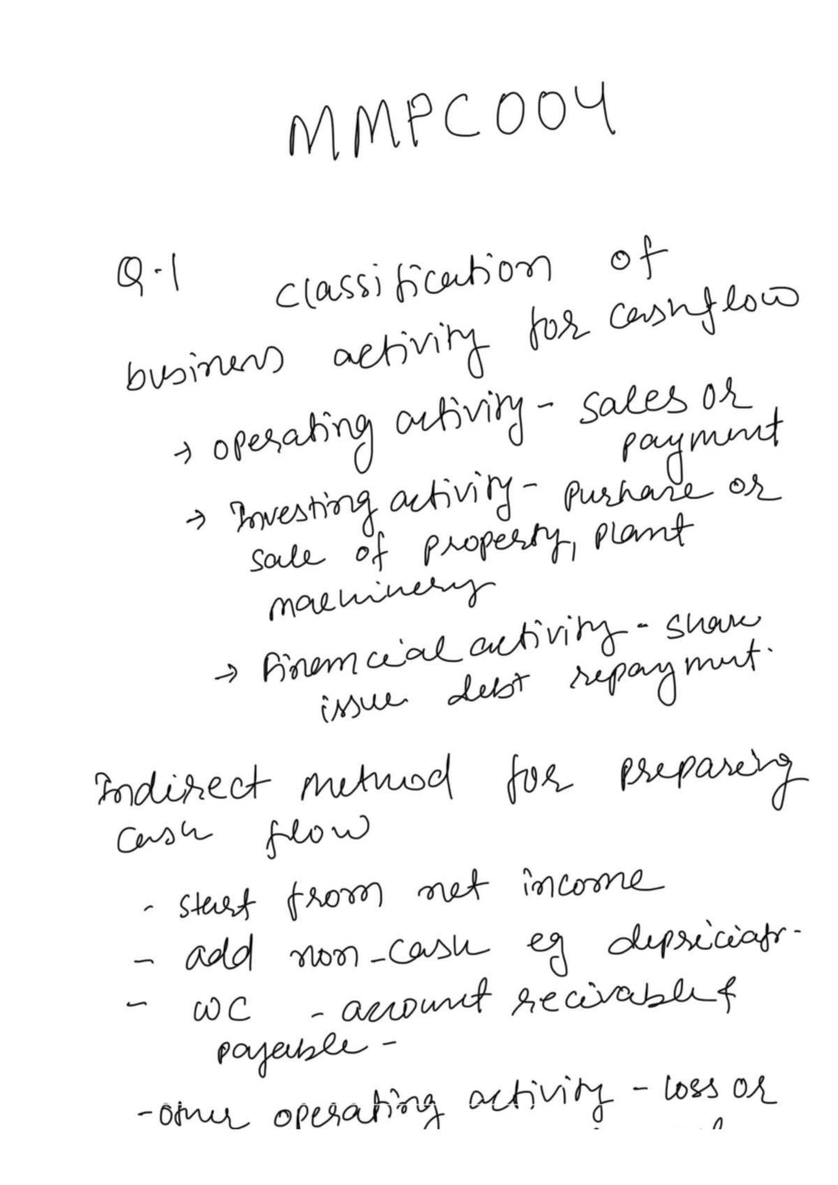 MMPC004 - Cash Flow Analysis and Human Resource Accounting Insights ...