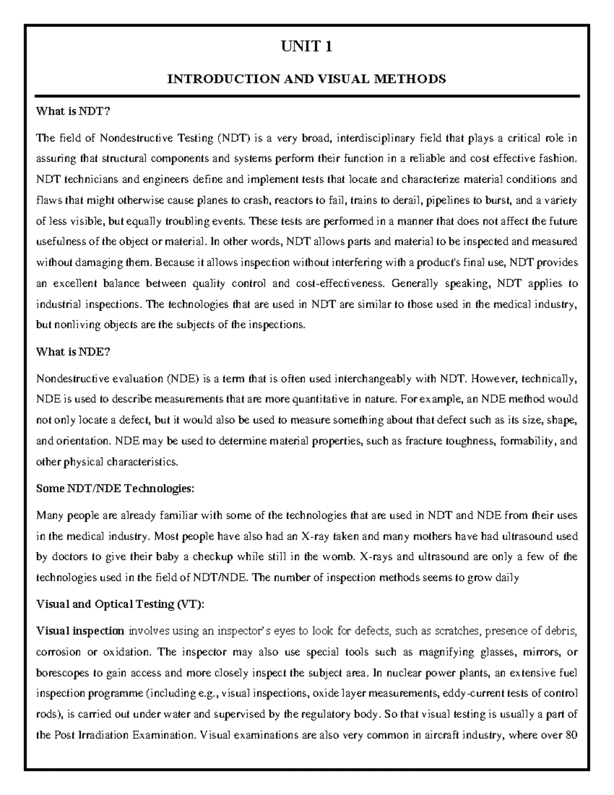 NDT Methods for Inspection and Maintenance of Bridges and Dams ...