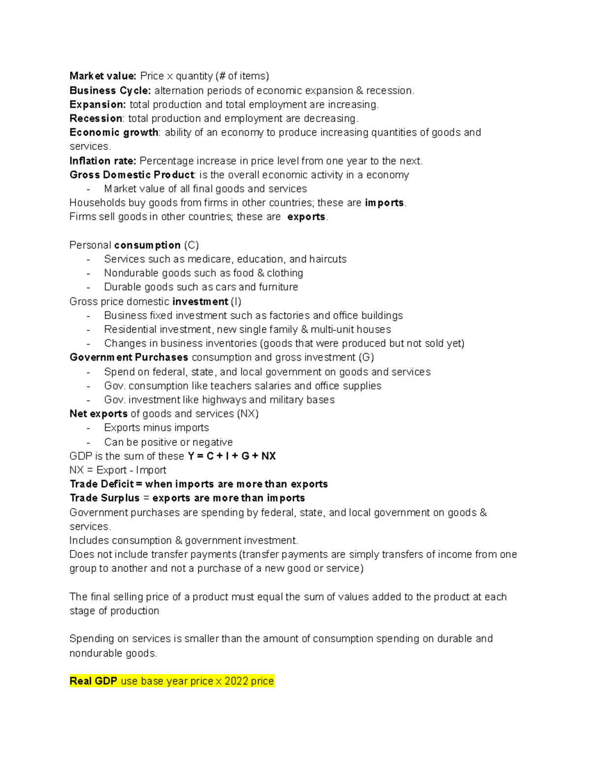 Econ 101 - Week 5&6: Ch 9 Unemployment & Ch 12 Aggregate Expenditures ...