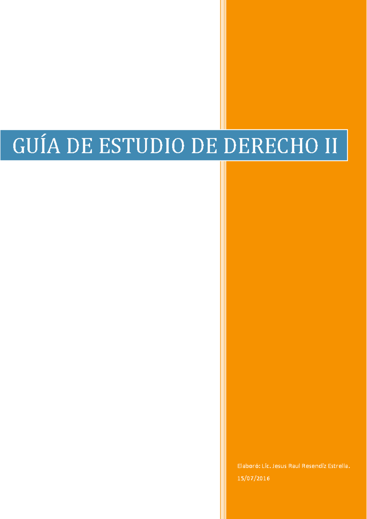 Derecho II - Guía de Estudio y Examen Final para Estudiantes - Studocu