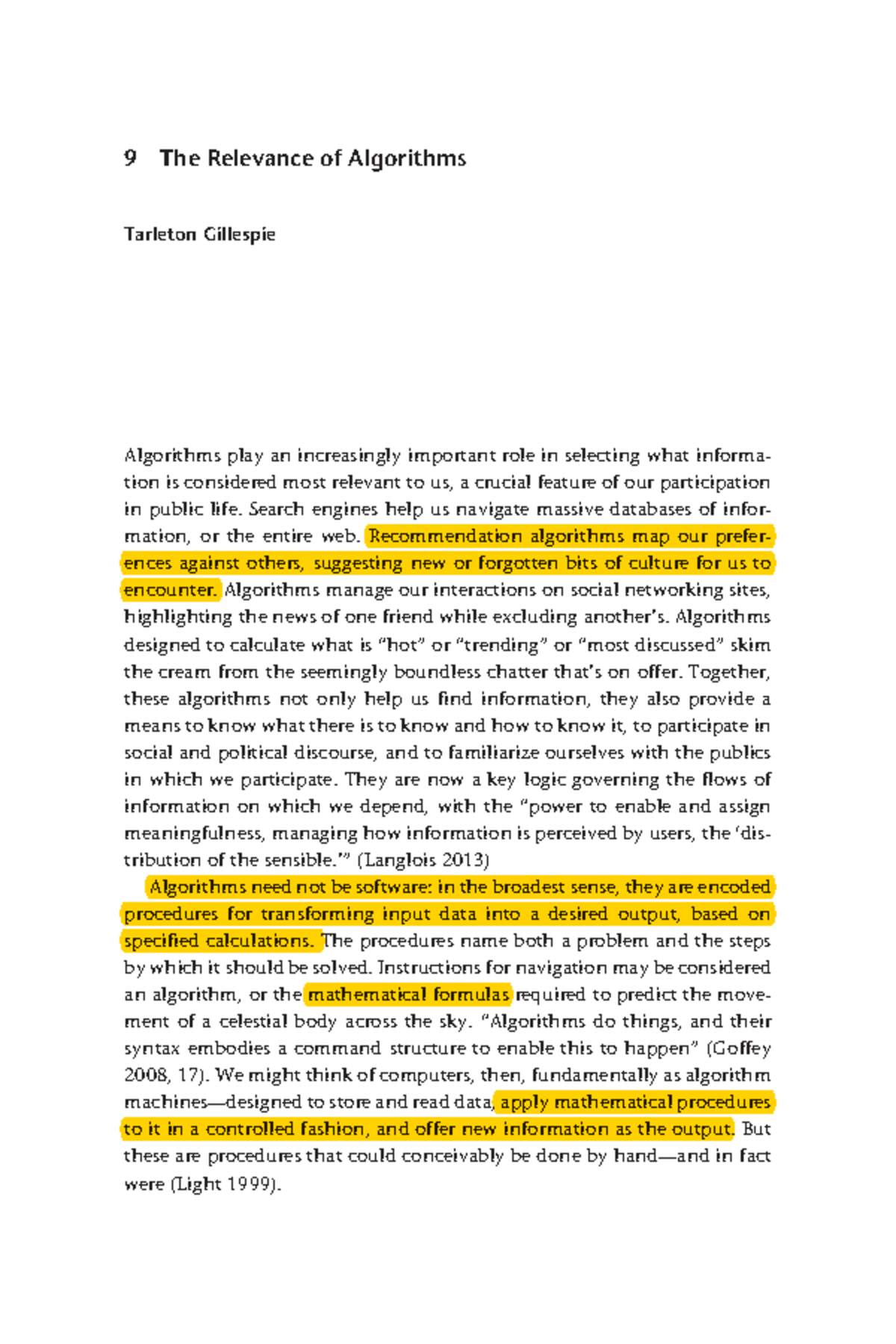 Relevance of Algorithms: Understanding Their Impact on Knowledge ...