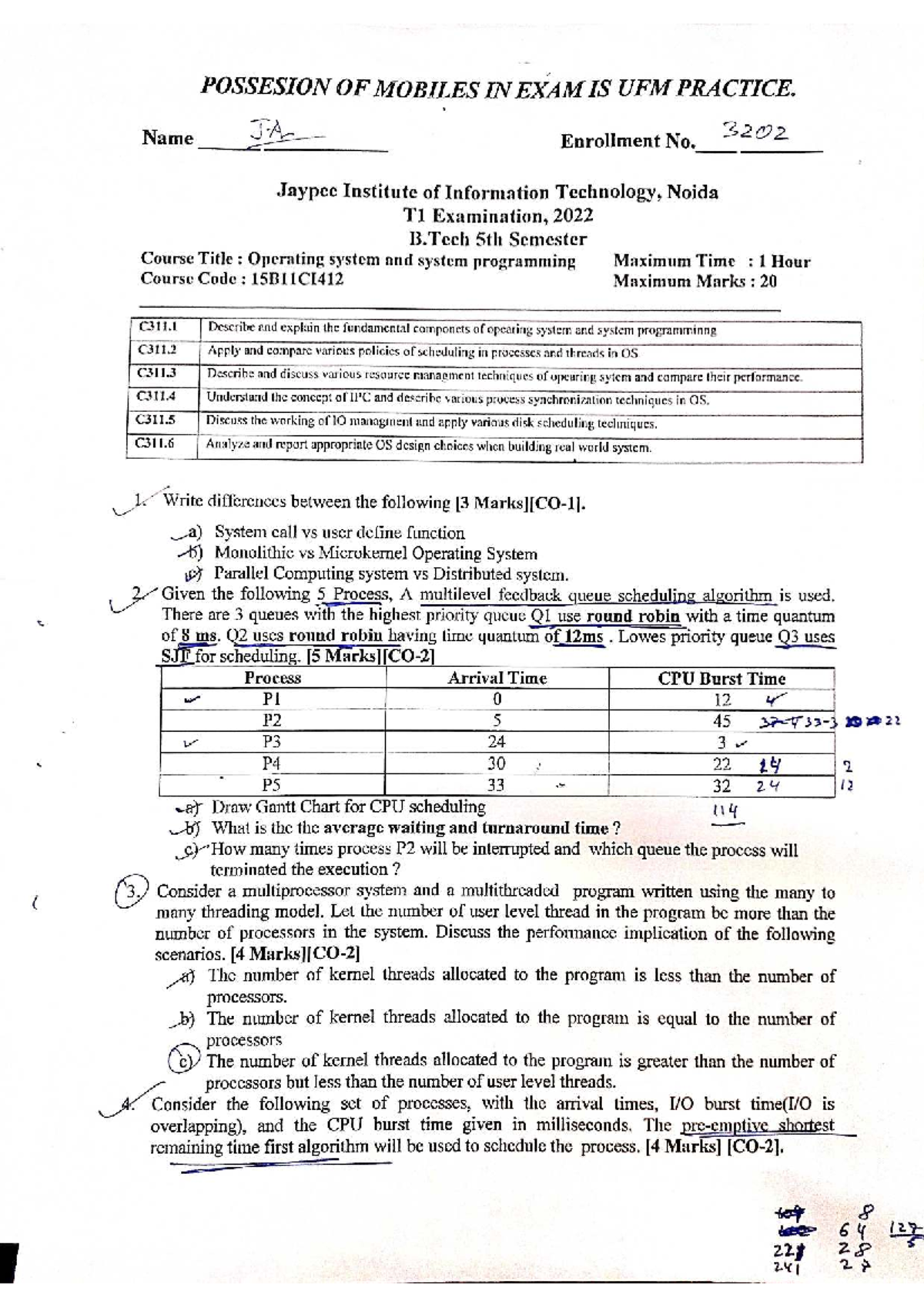 OSSP T1 Exam: UFM Practices on Mobile Usage in OS Course - Studocu