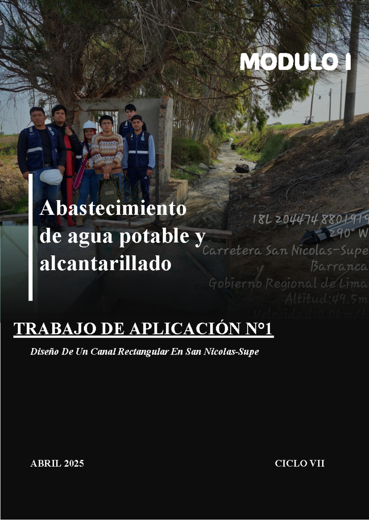 Informe Tecnico- Canal Rectangular - MODULO I Abastecimiento de agua ...