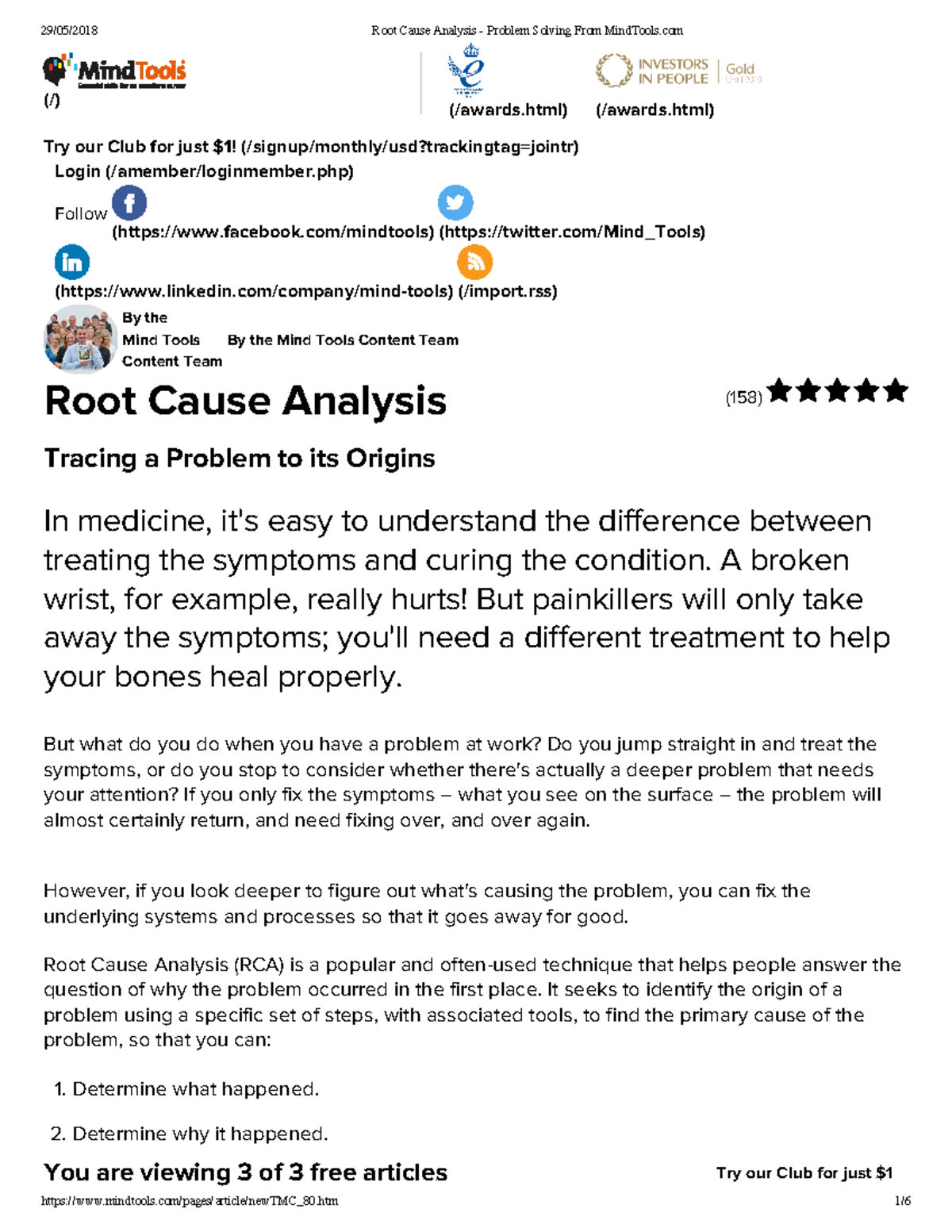 Root Cause Analysis Techniques for Effective Problem Solving - Studocu