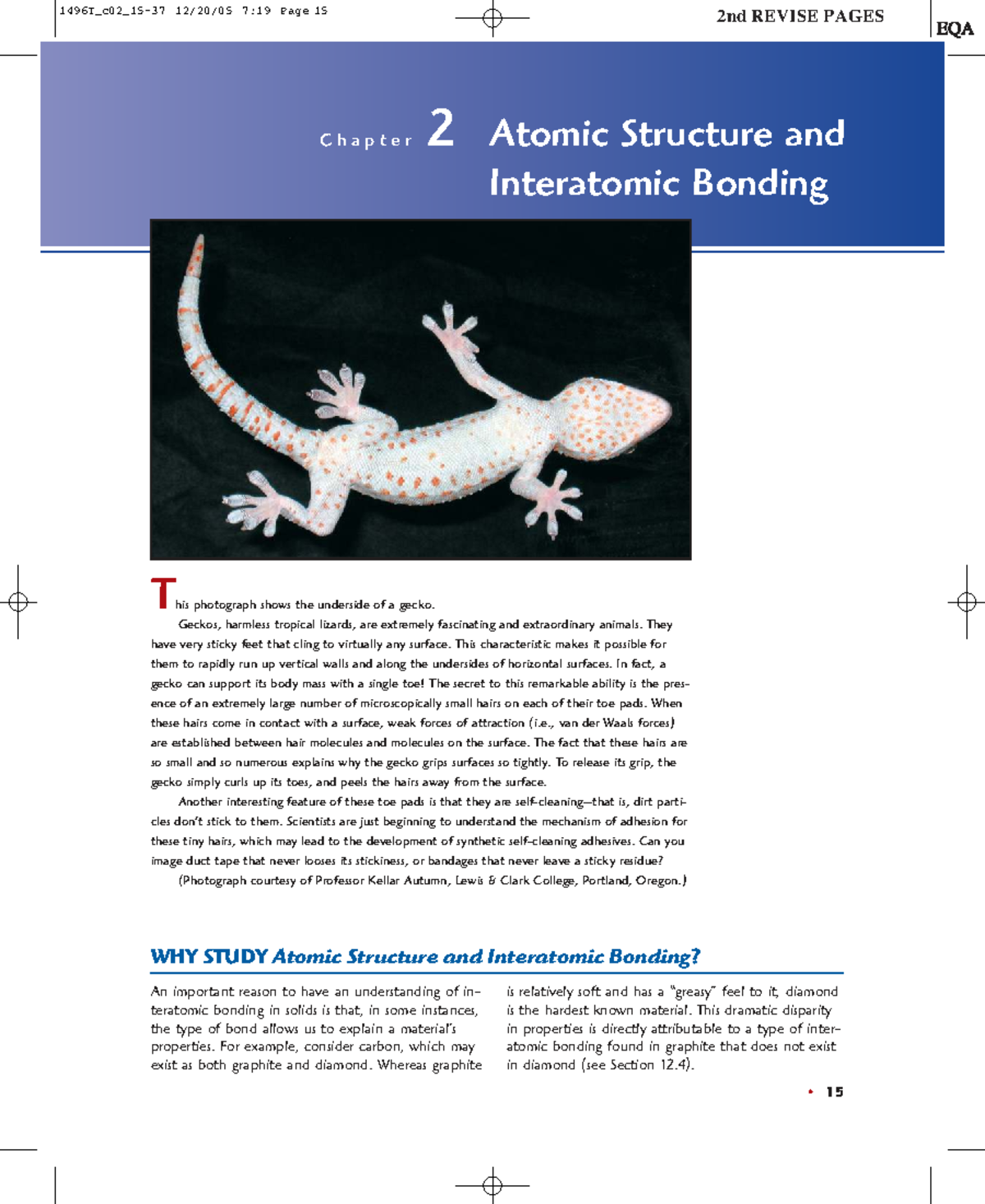 Callister 7ed Ch2 - Atomic Structure & Interatomic Bonding Overview ...