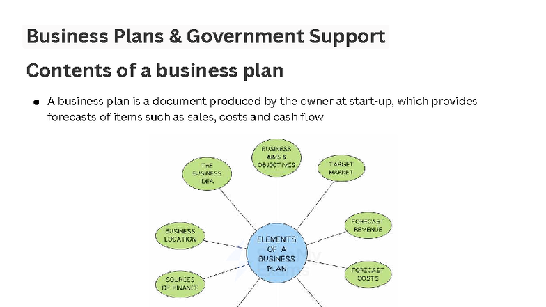 Business Plans & Government Support: Key Elements & Growth Strategies ...