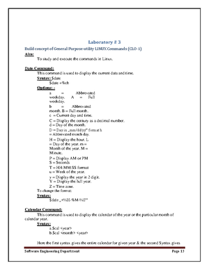 Iict lab Course outline - 1 - Department of Computer Science BS(CS ...