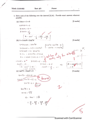 Final exam practice questions - ####### FUNCTIONS 1. Find the domain of ...