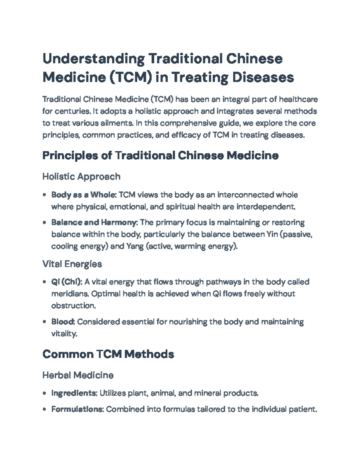 Understanding Traditional Chinese Medicine (TCM): Key Concepts ...