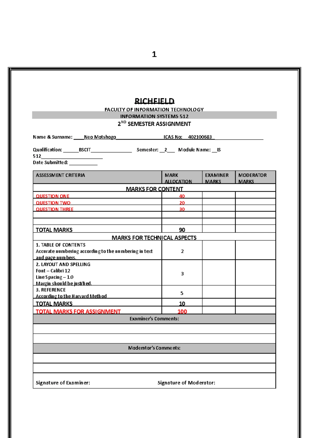 IS 512 Final Exam Paper: PowerPoint & Database Creation Guide - Studocu