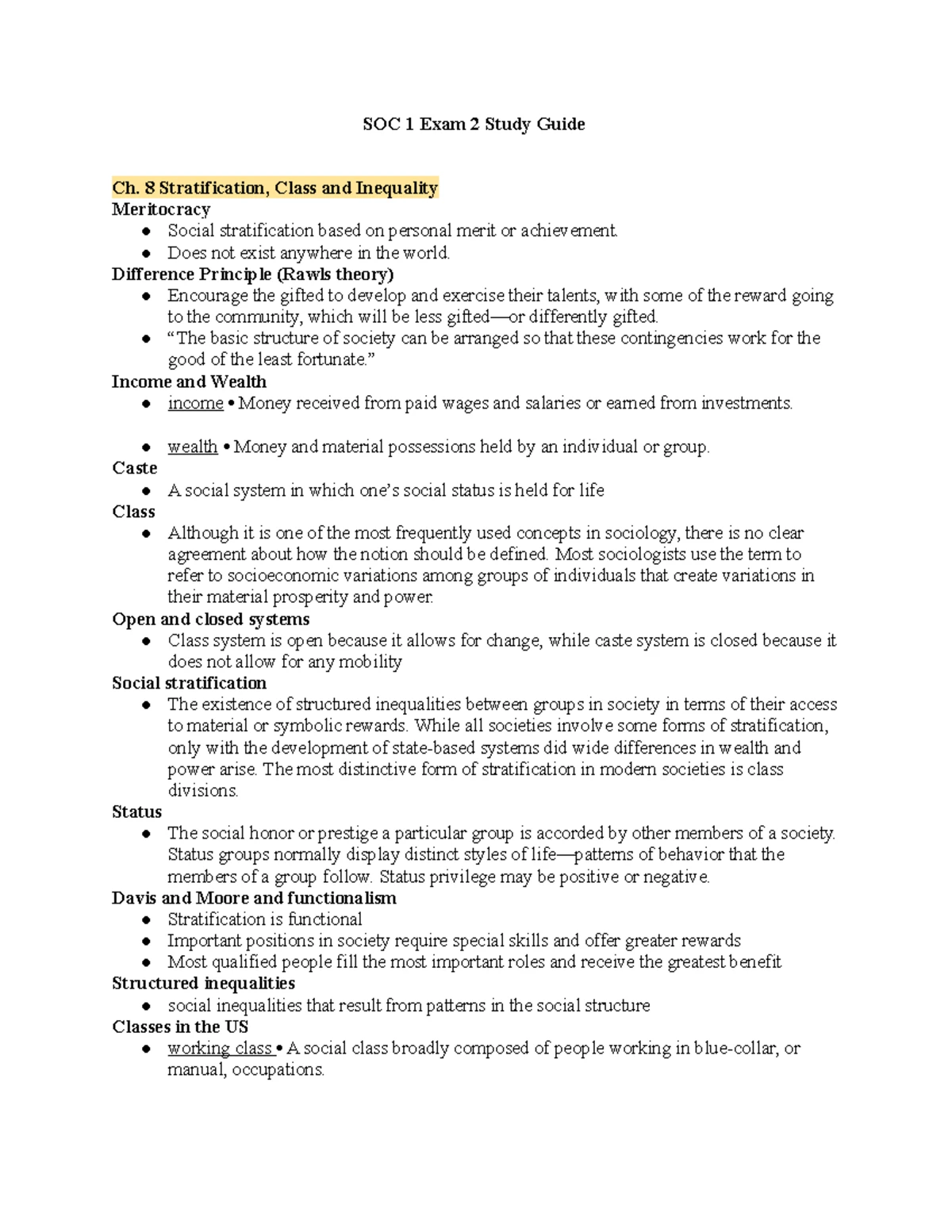 The Privilege Walk - Chapter 1 Class Activity: The Privilege Walk Step ...