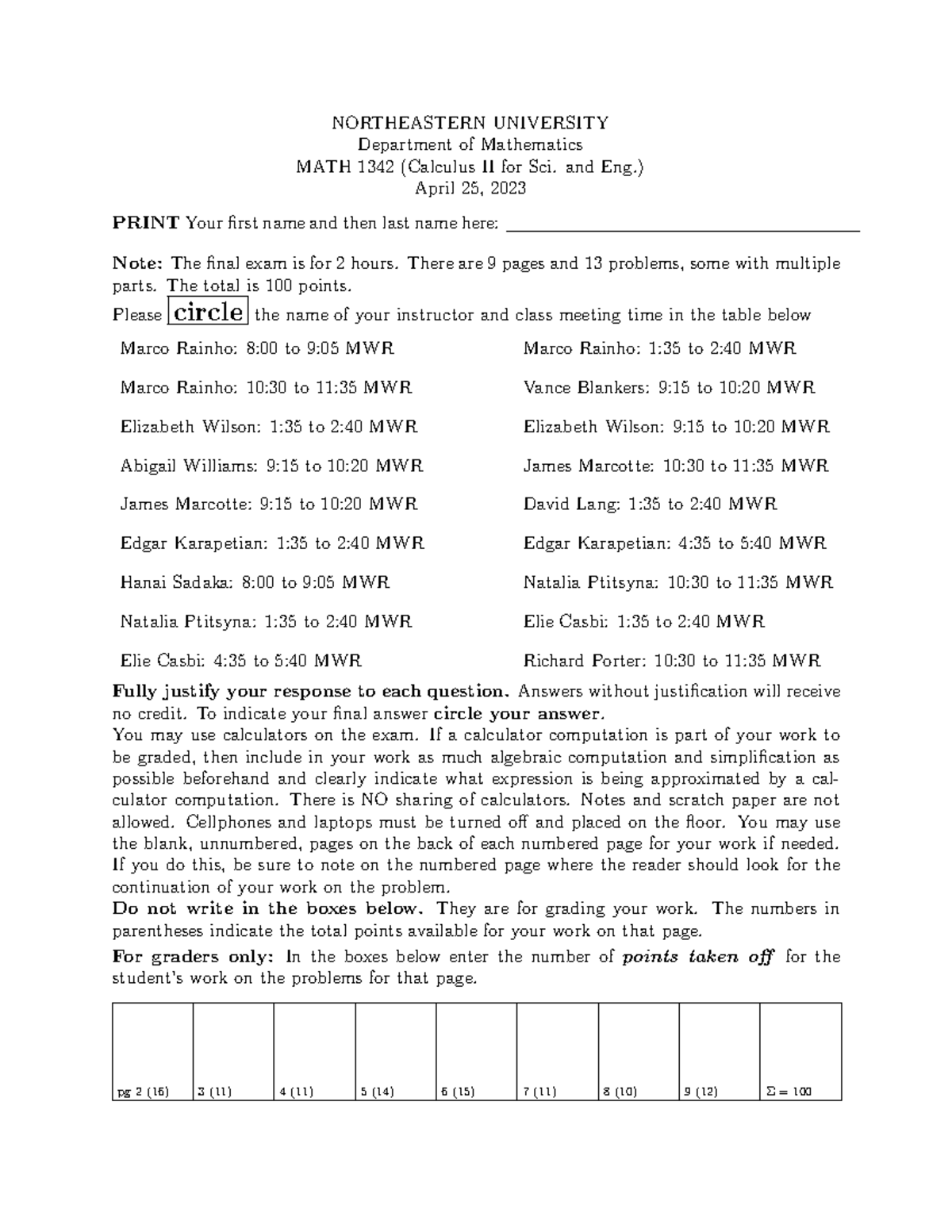 MATH 1342 Final Exam Preparation Guide - Spring 2023 - Studocu