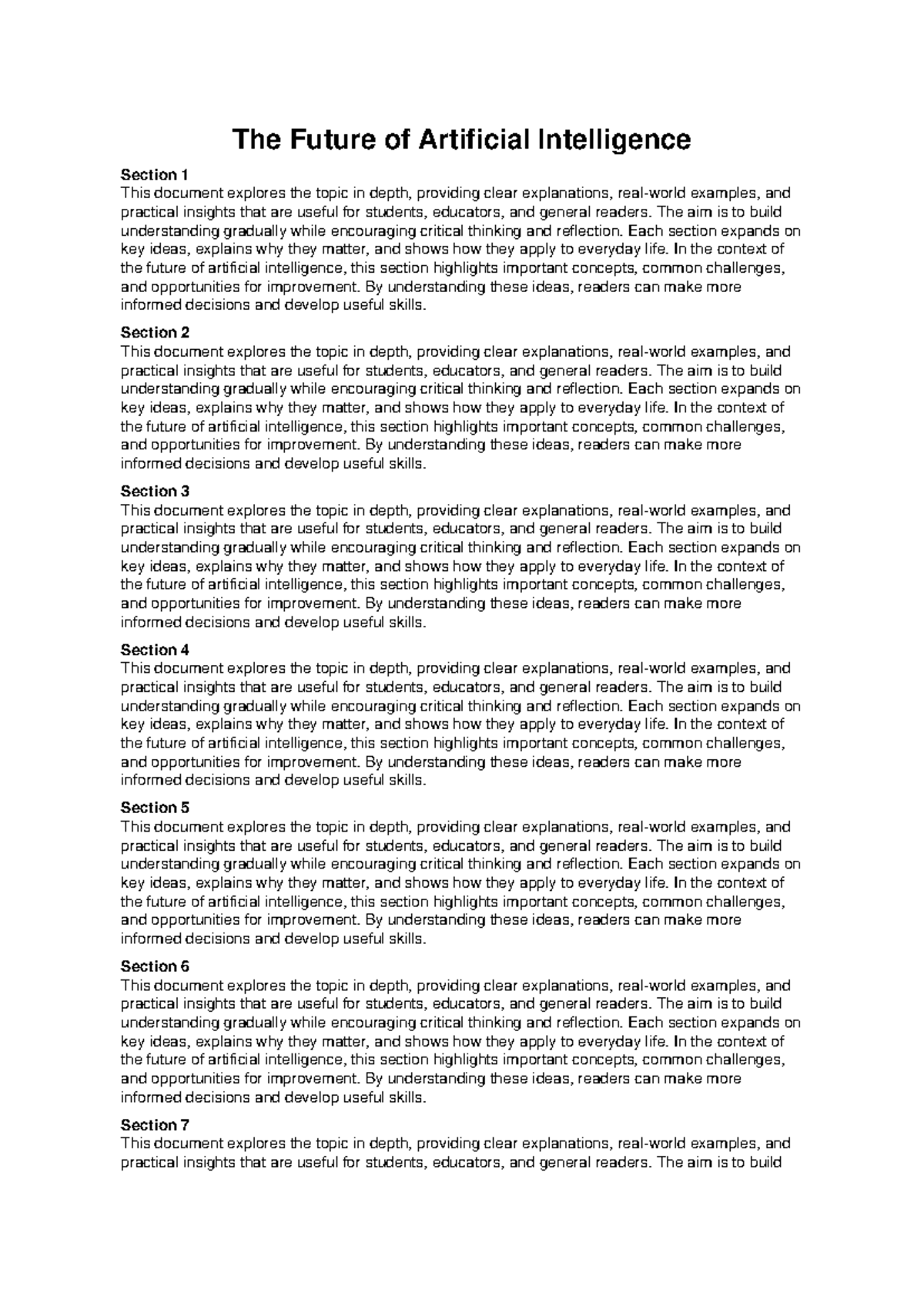 AI 101: Exploring the Future of Artificial Intelligence - Studeersnel