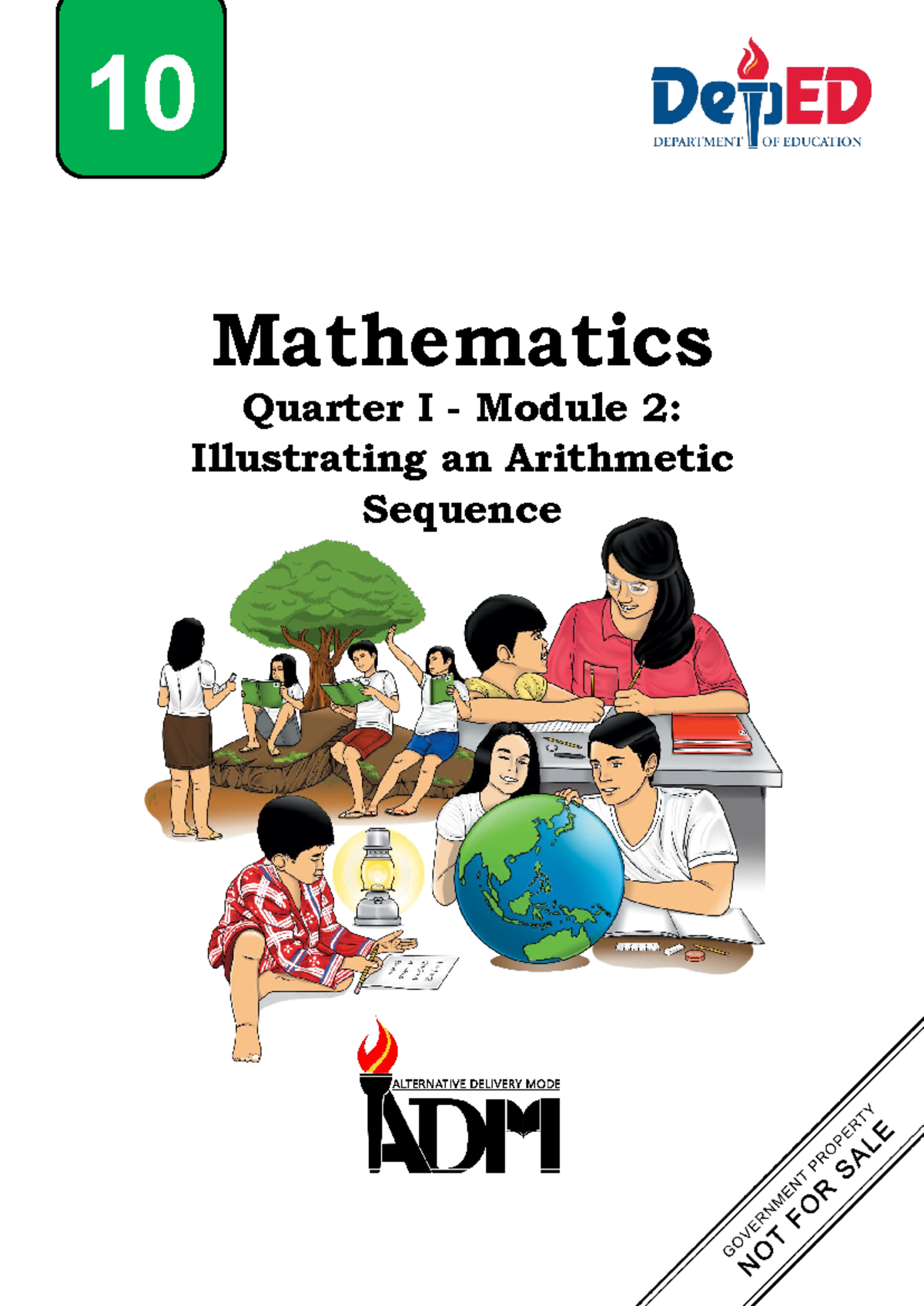 MAT10 Q1 M2 - Module 2: Introduction to Arithmetic Sequences - Studocu