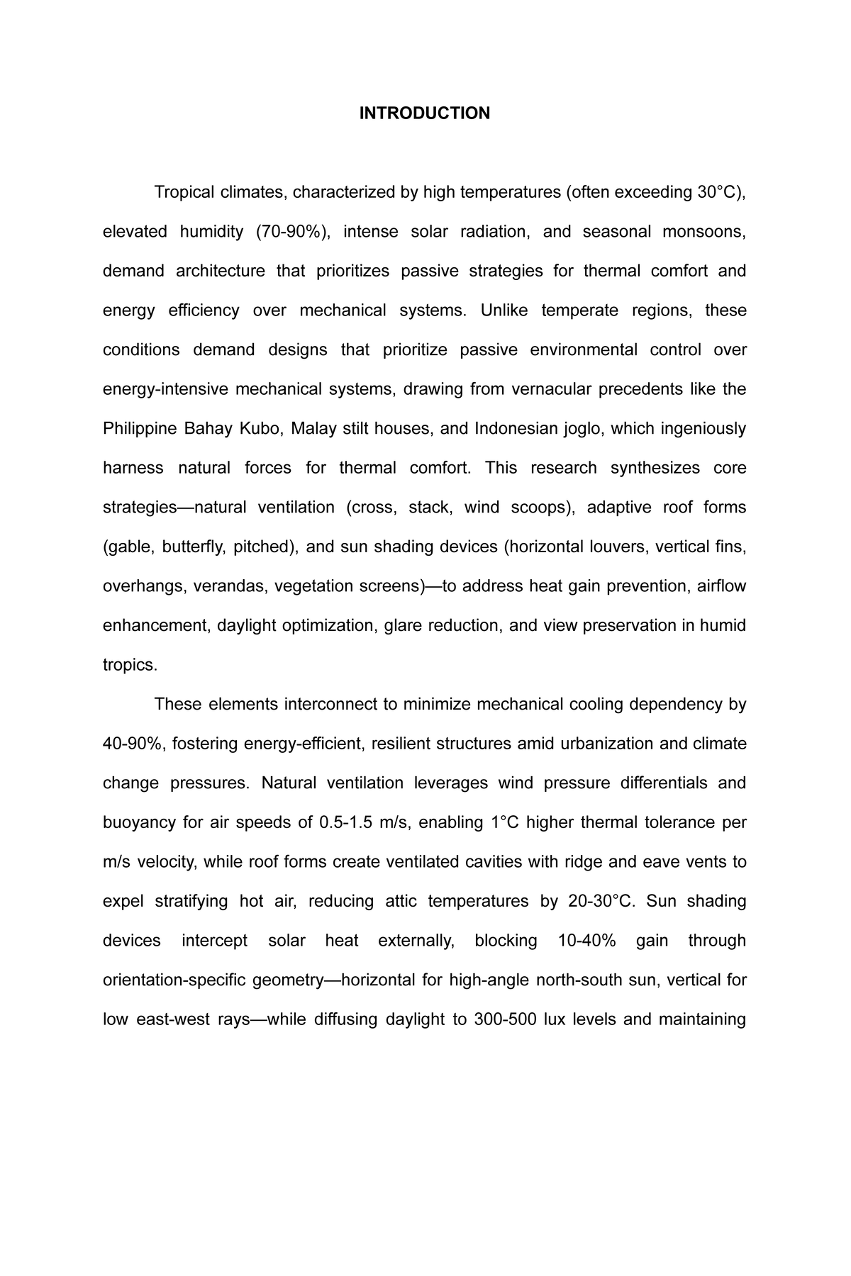Photo inspiration: Gallery Detail: Passive Cooling Design Strategies In Tropical Climates Natural