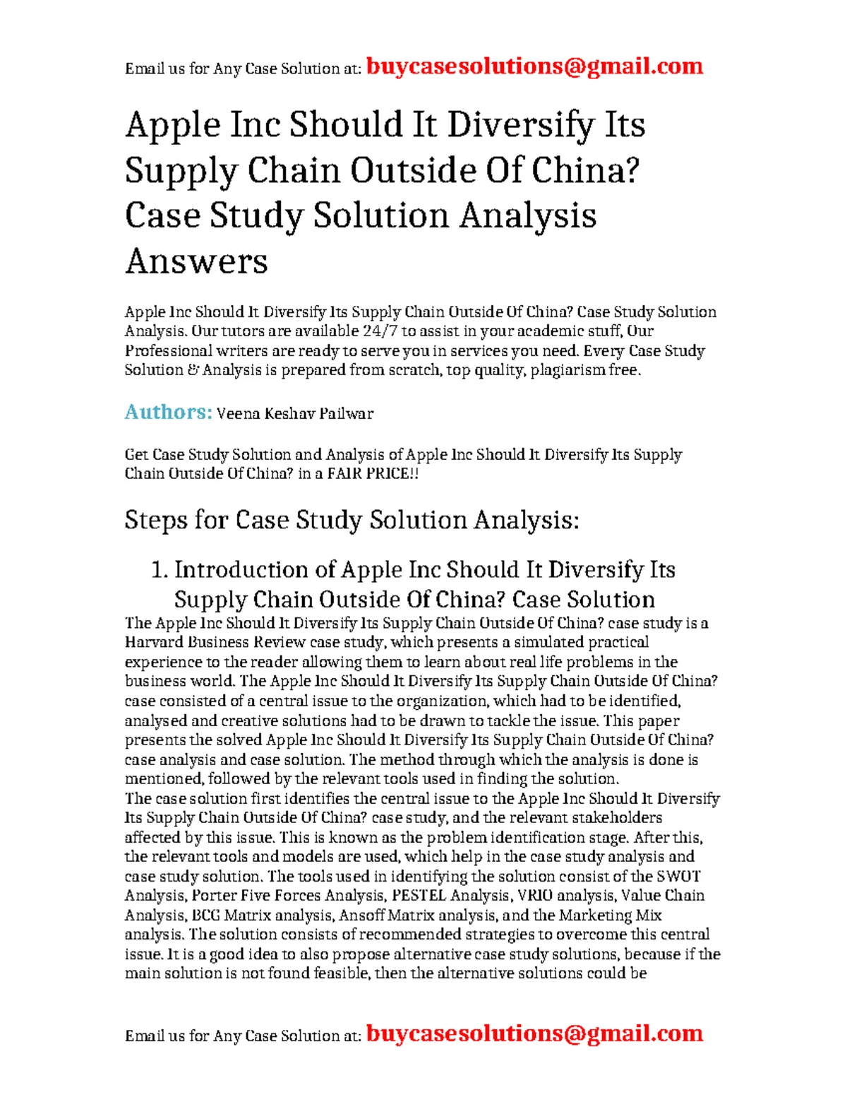 Case Study Solution: Tesla's Electric Vehicle Global Supply Chain ...