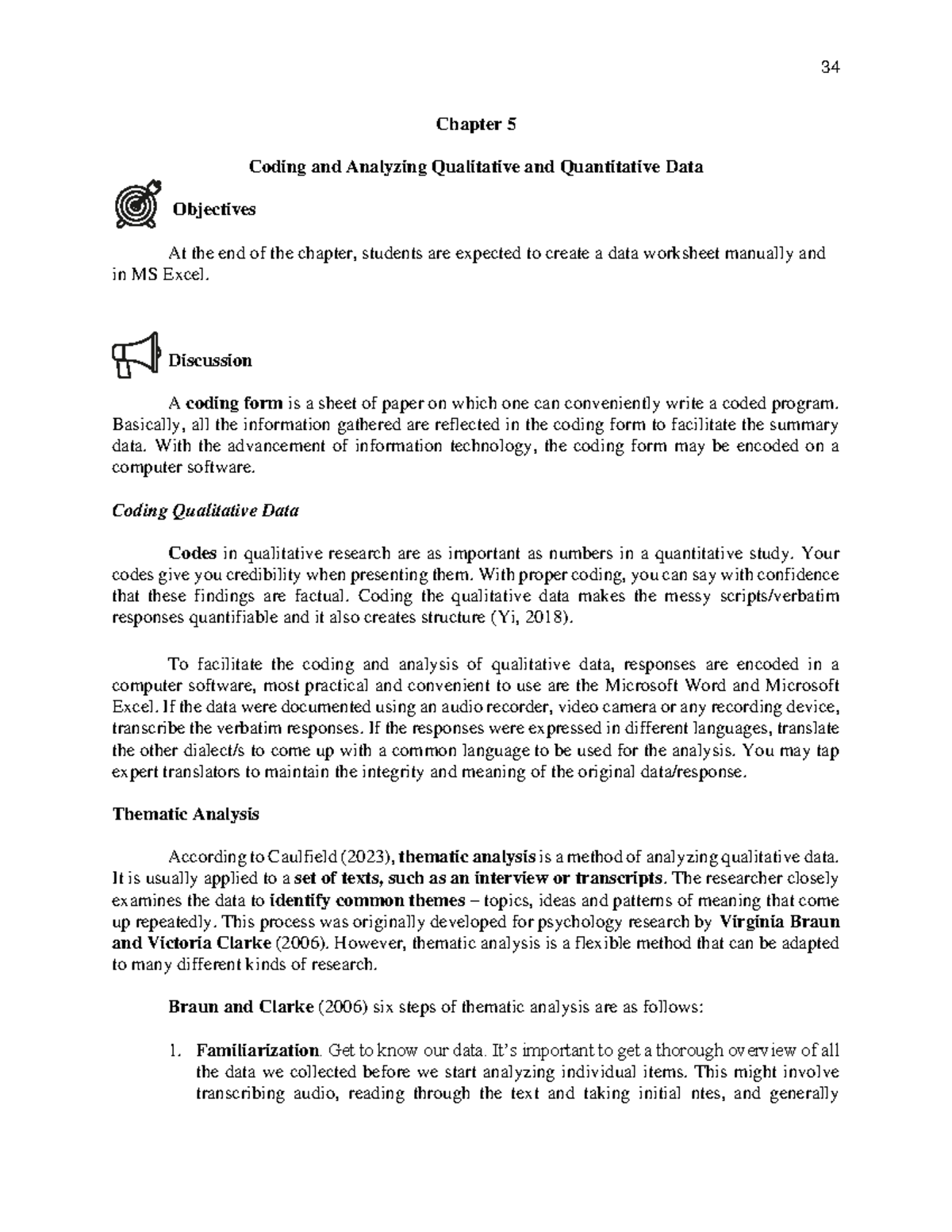 Pol-Sci-105 Chapter 5: Coding & Analyzing Qualitative/Quantitative Data ...