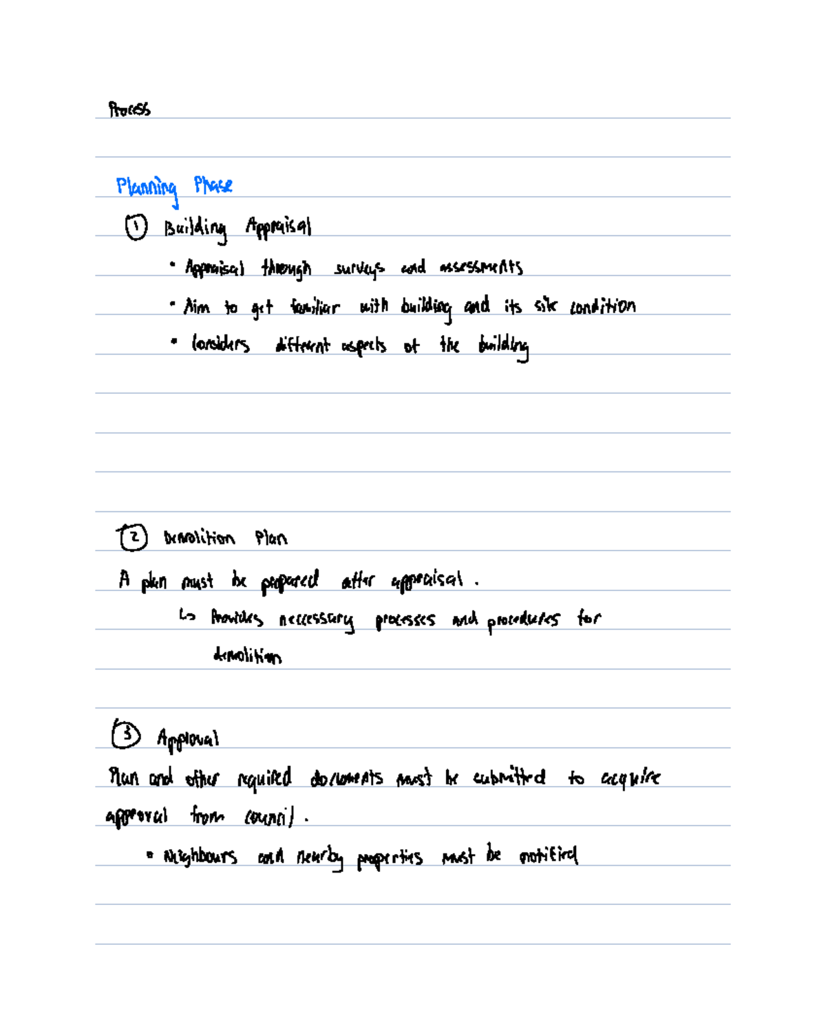 Demolition Planning and Safety Procedures for Building Projects - Studocu