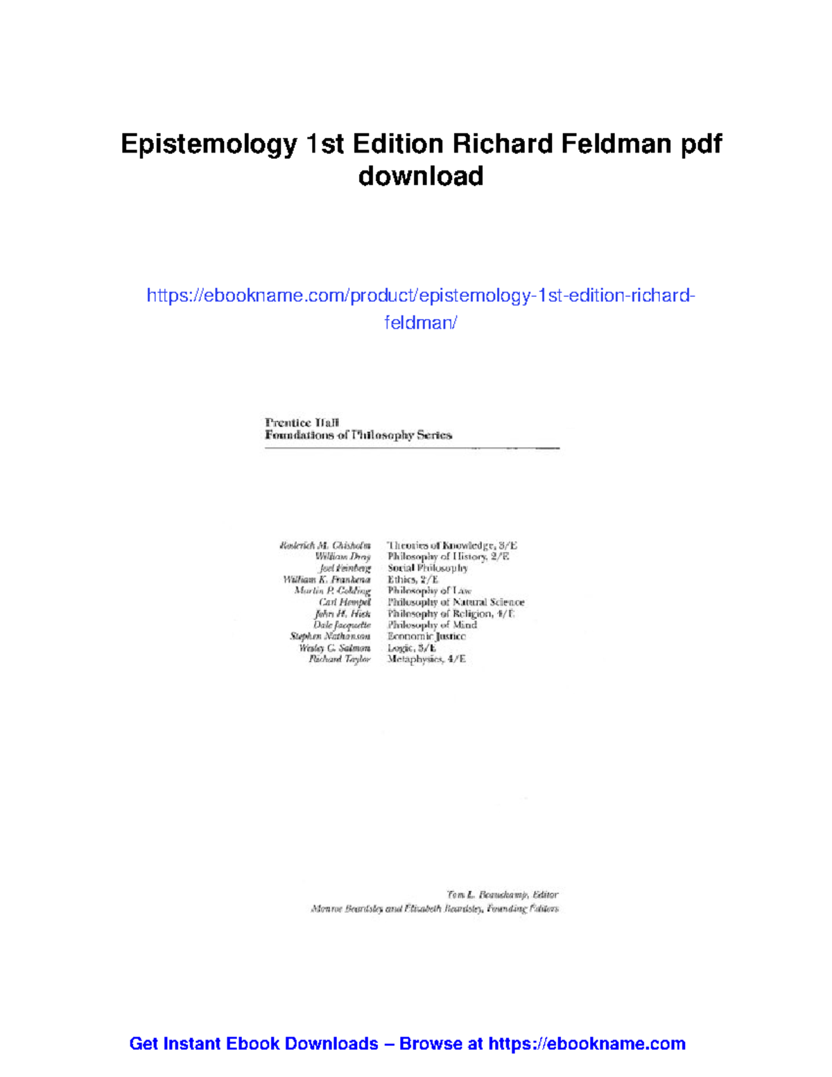 Epistemology: Key Concepts and Challenges - PHIL 101 Lecture Notes ...
