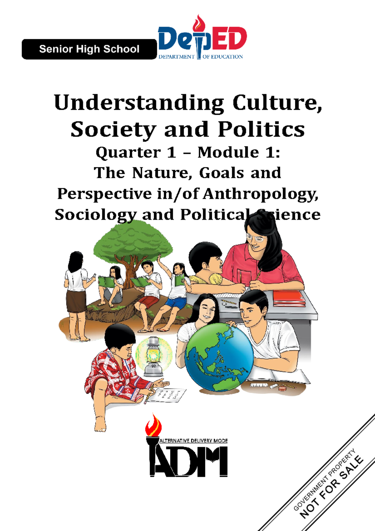 UCSP Q1 Module 1: Nature, Goals & Perspectives of Socio-Politics - Studocu