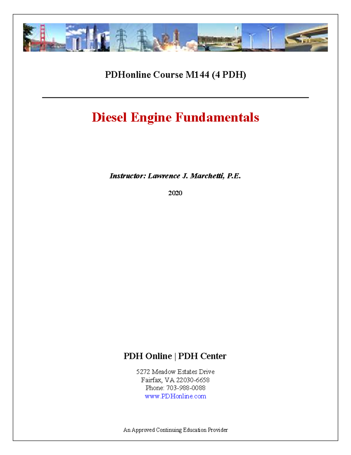 Mechanical Science Handbook Vol 1: Diesel Engine Fundamentals (PDH M144 ...