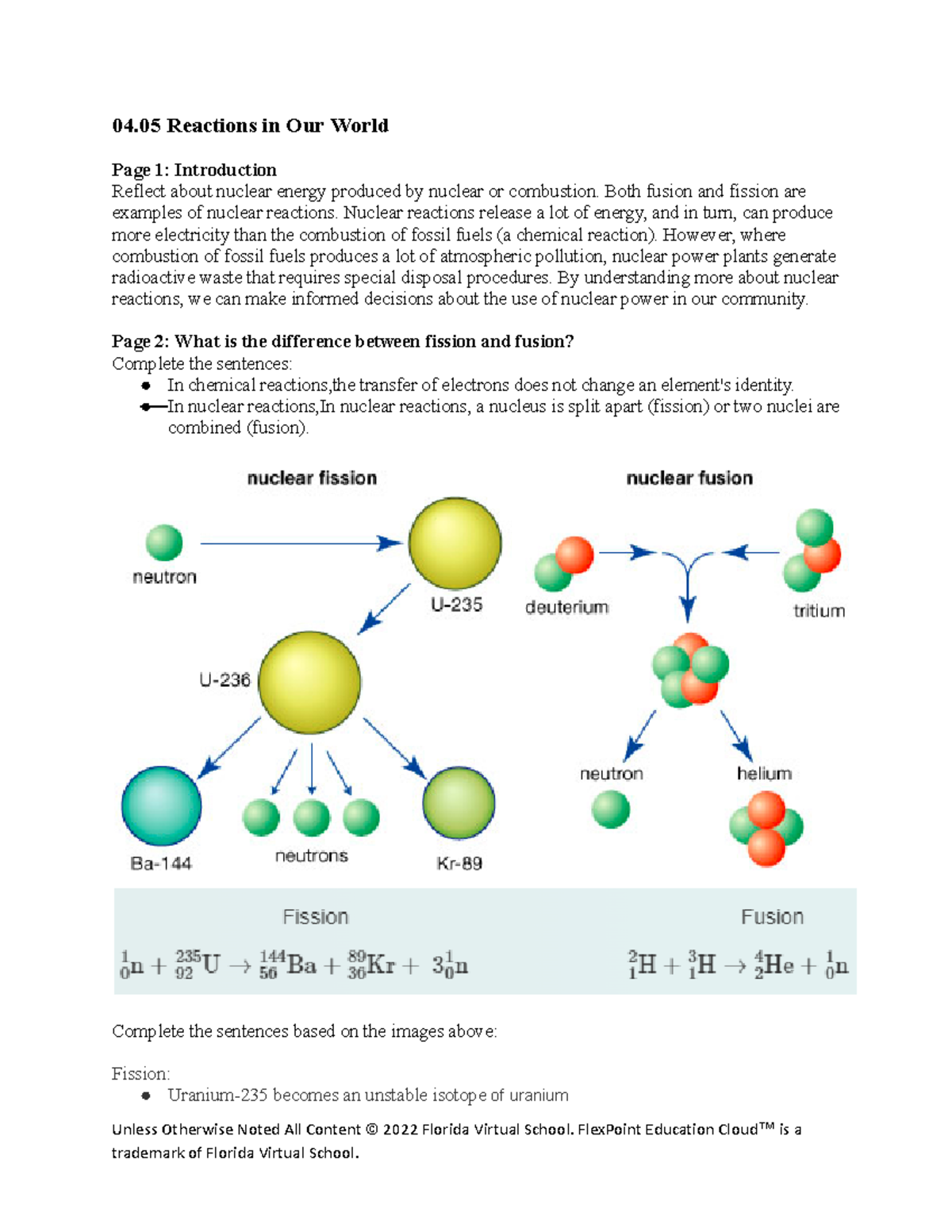 04 05 Journal - Nuclear Reactions and Their Impact on Energy - Studocu