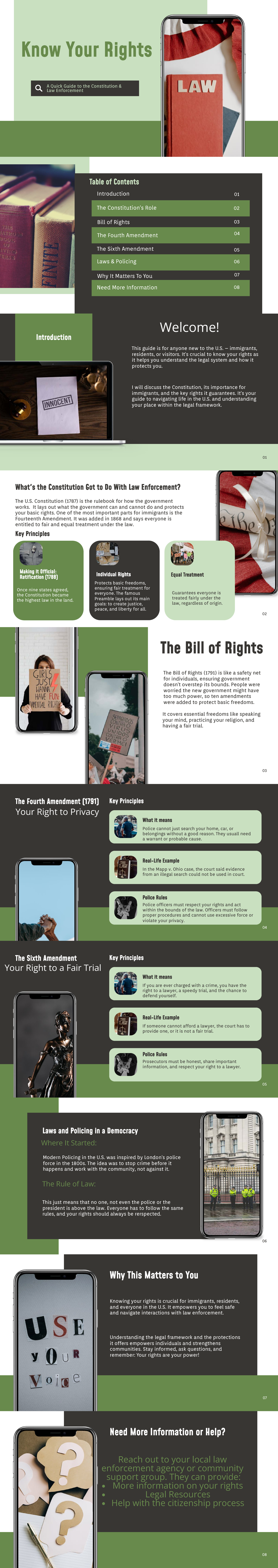 Know Your Rights: A Guide to the Constitution & Law Enforcement - Studocu