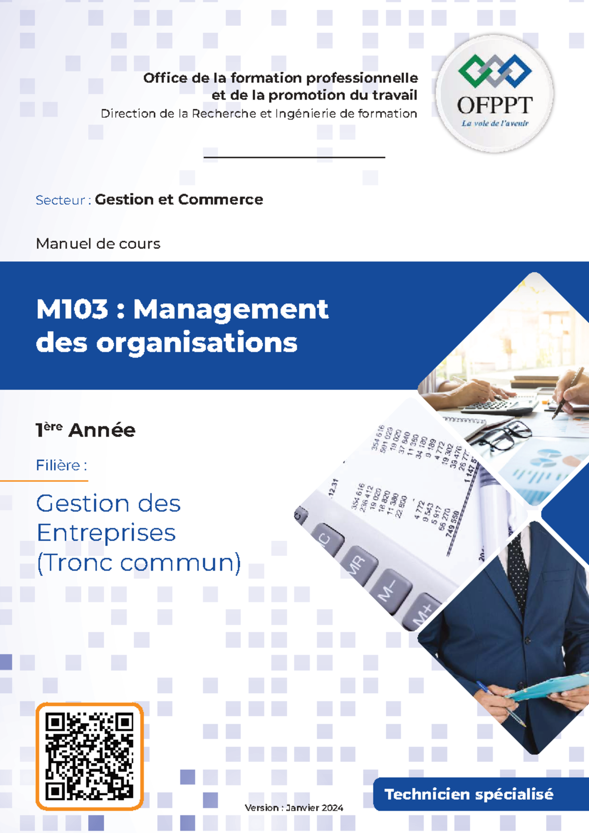 M103 : Manuel de Cours sur le Management des Organisations - 1ère Année ...