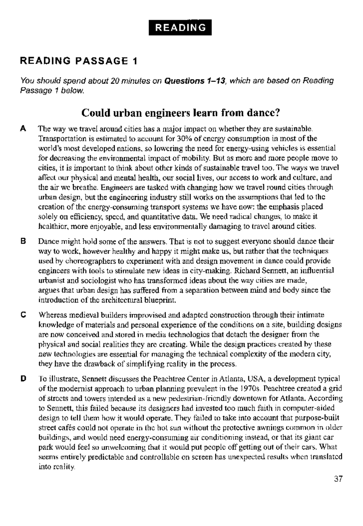 Cambridge 15 Test 2 Reading Passage Analysis and Questions - Studocu