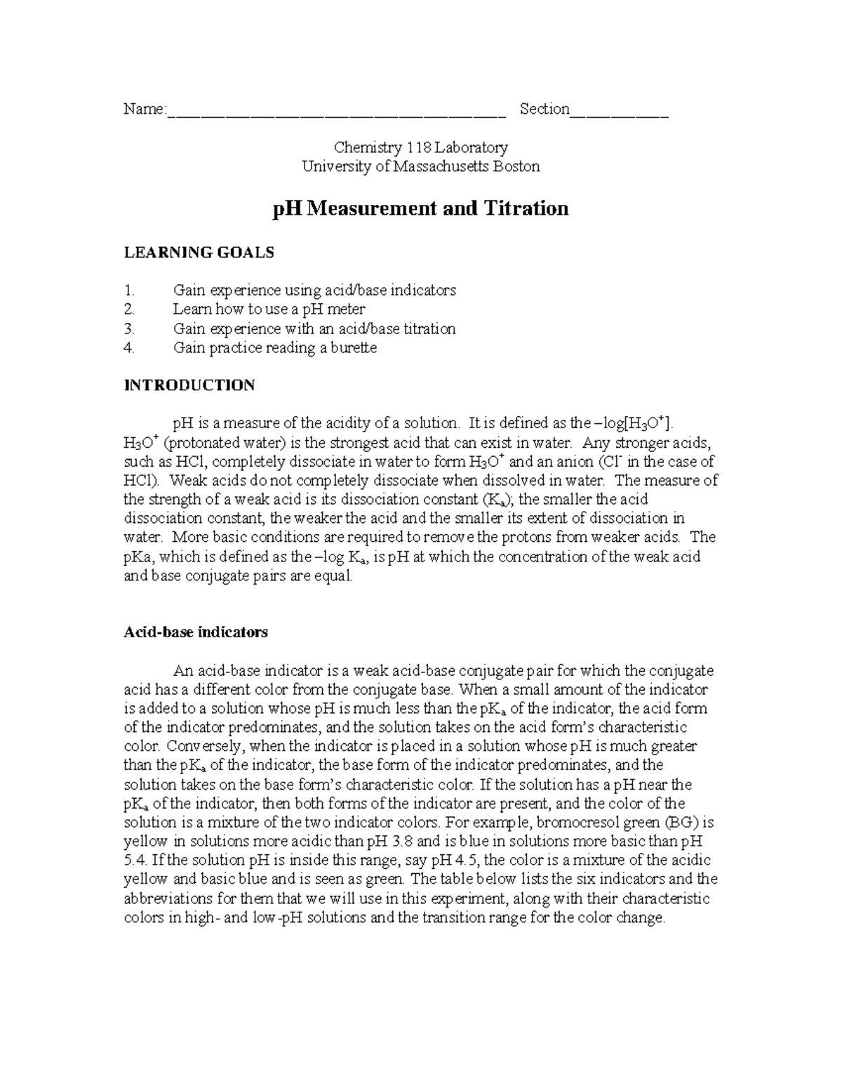 LAB 4: Alkalimetric Titration of HCl and H3PO4 Mixture - Studocu