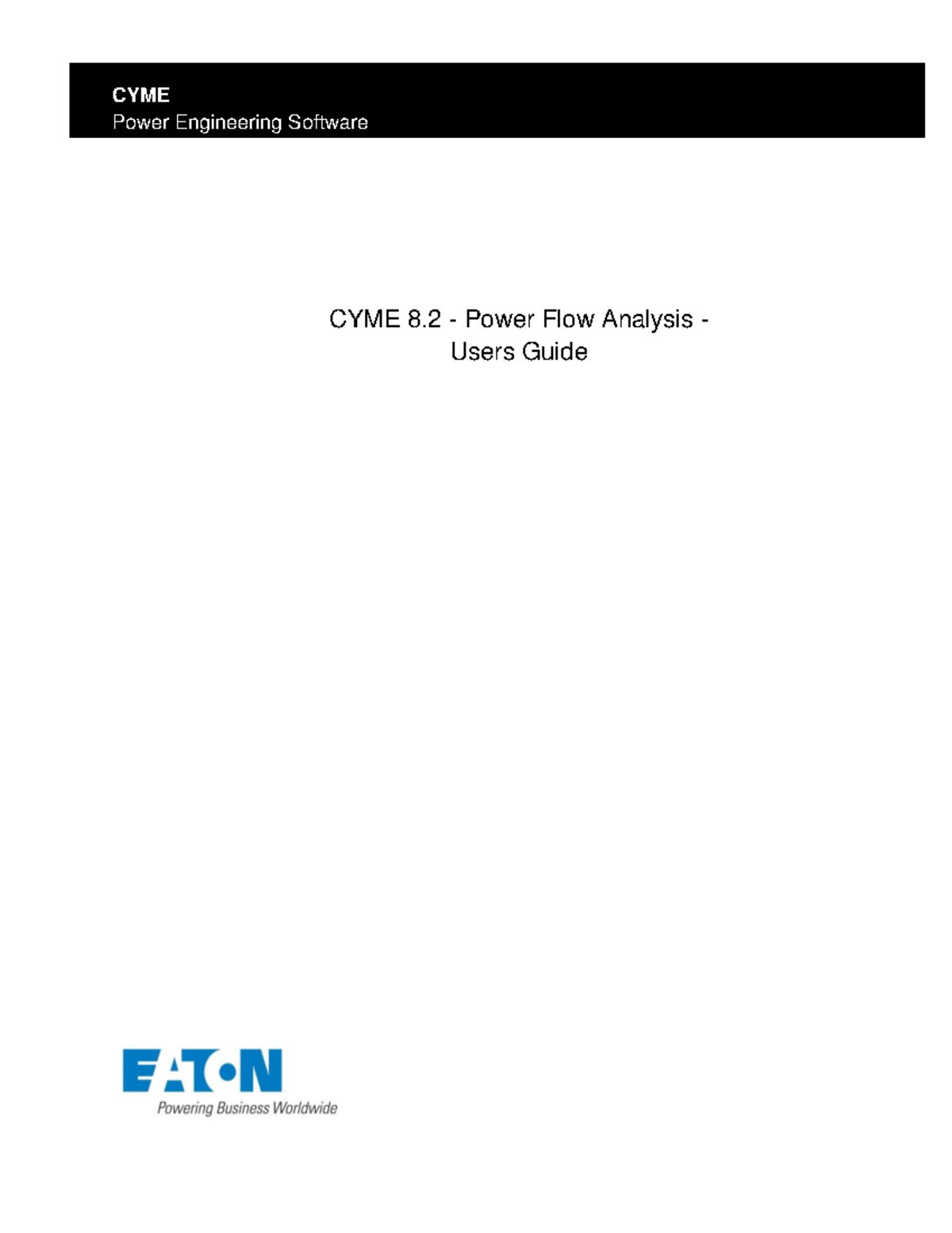 Document - TRUNGASDQWQD - Power Engineering Software CYME 8 - Power ...
