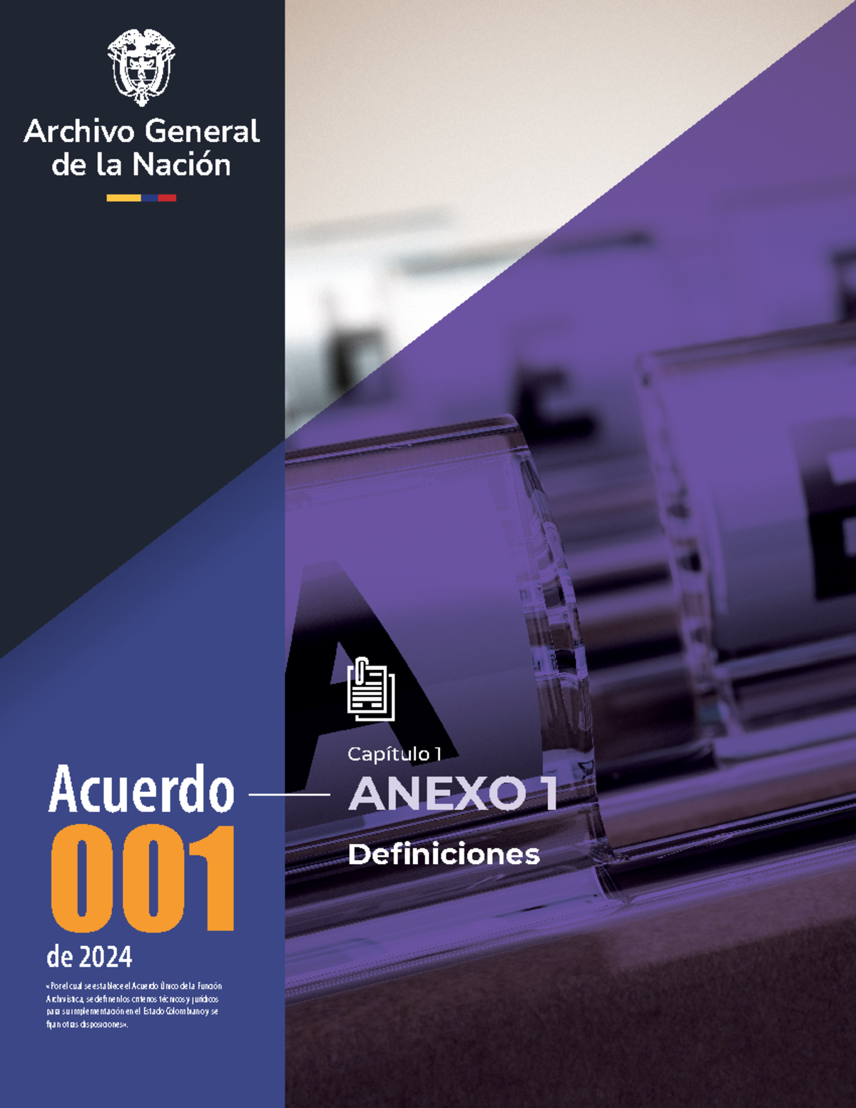 Anexo 1: Definiciones y Conceptos del Acuerdo 001 de 2024 - Studocu