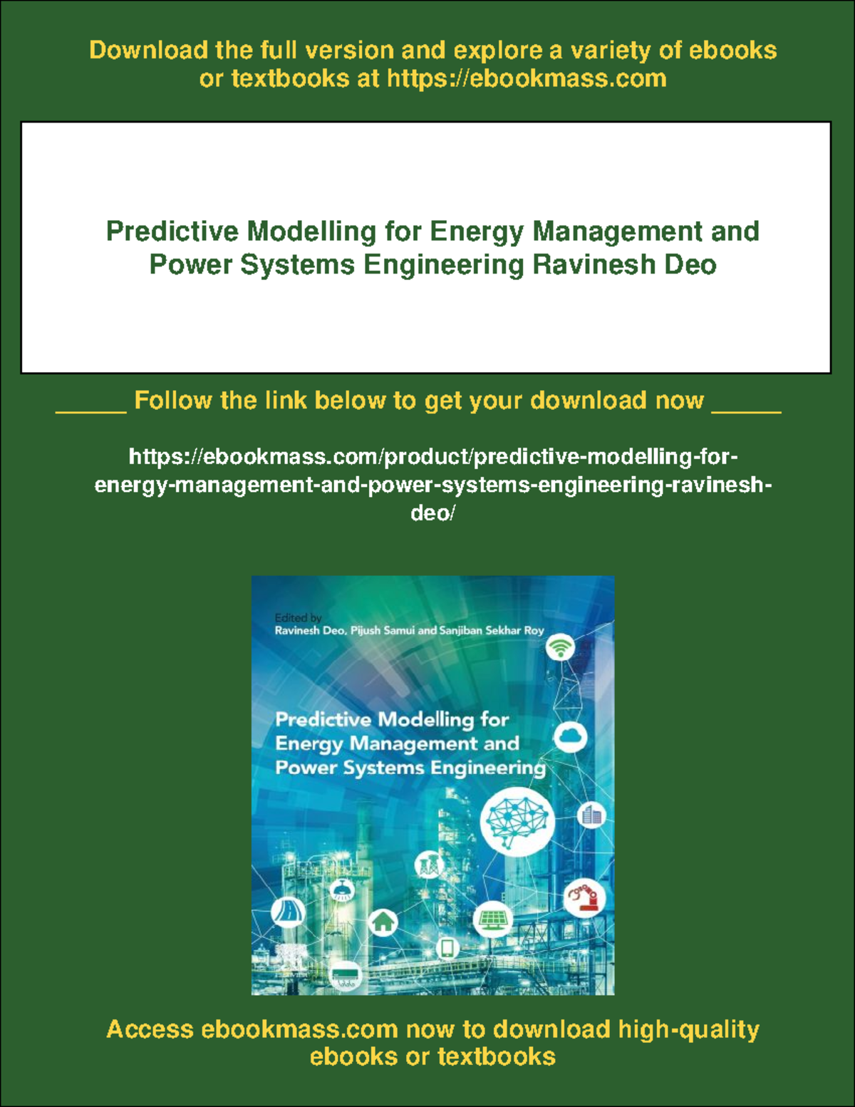 33795 - Predictive modelling for energy management and power systems ...