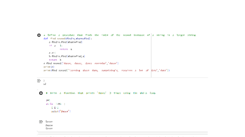 Lab 2 - String Indexing and Loop Functions in Python - Studocu