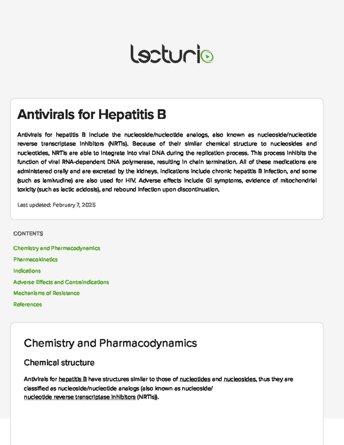 Antivirals for Hepatitis B: Mechanisms, Indications, and Resistance ...