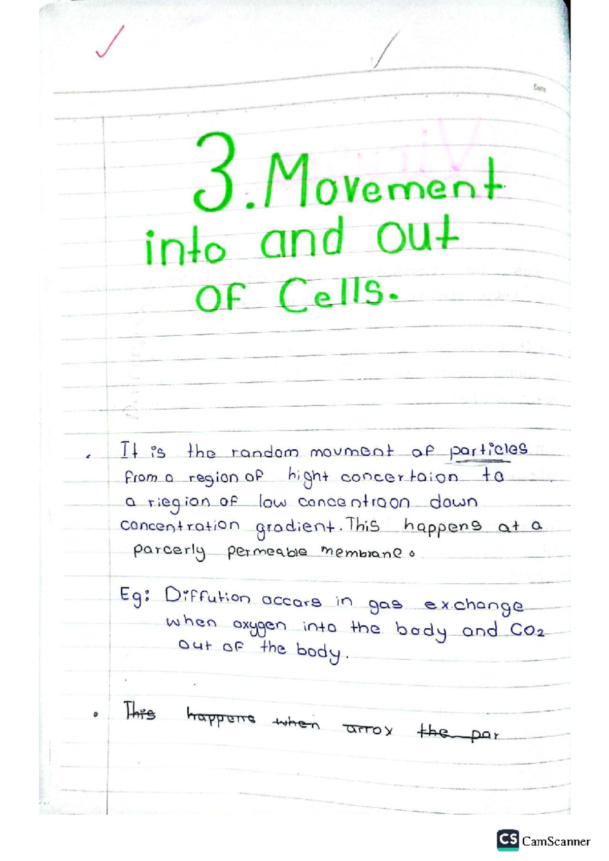 Movement Into and Out of Cells: Mechanisms and Factors (Biol 101) - Studocu