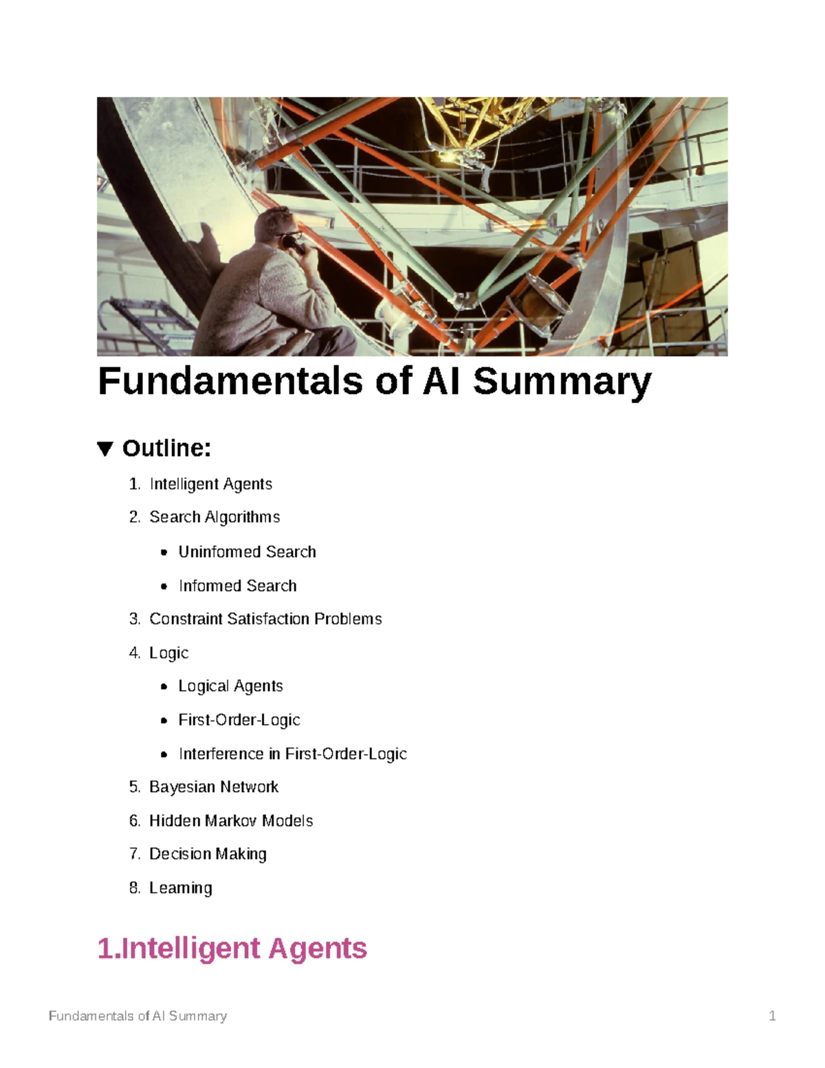 First Order Logic Exercise 5 Solutions - AI Fundamentals Winter 2024 ...