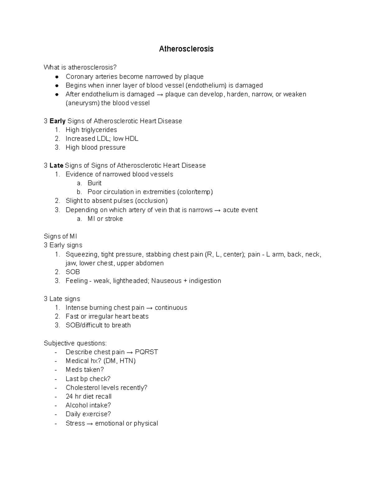 Health Indicators Study Guide for Nursing Students (NURS 101) - Studocu